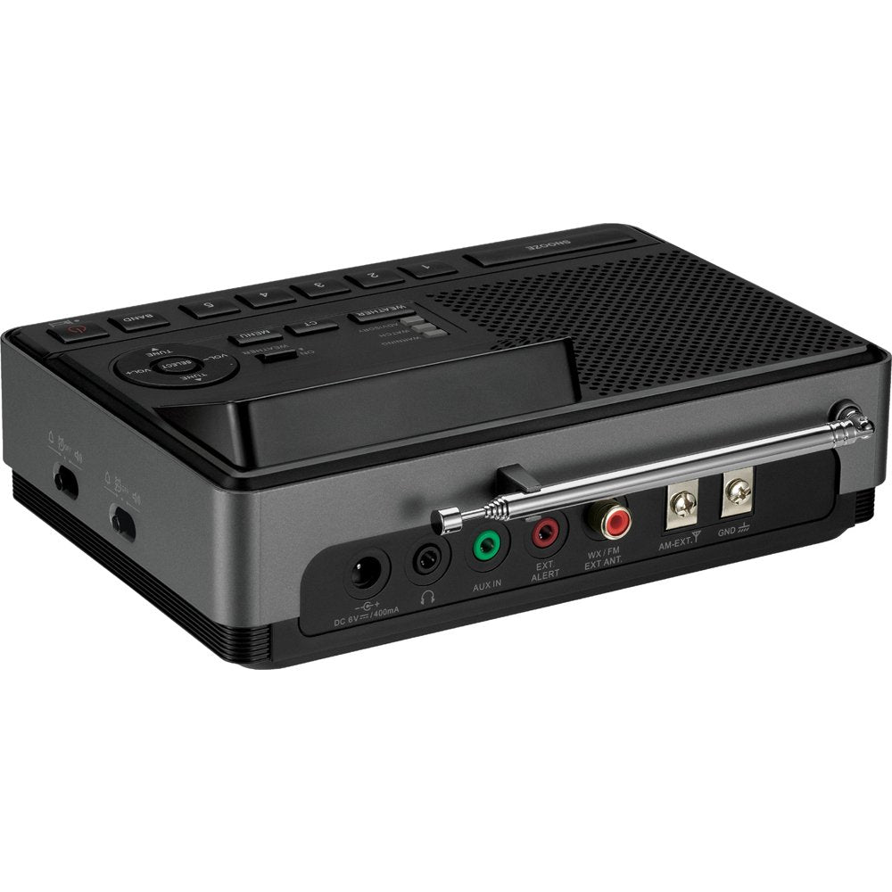 Sangean Cl-100 Noaa, S.A.M.E And Public Alert Certified Weather Alert Table-Top Radio With Am/Fm-Rbds, And Eeprom Back Up For Pr