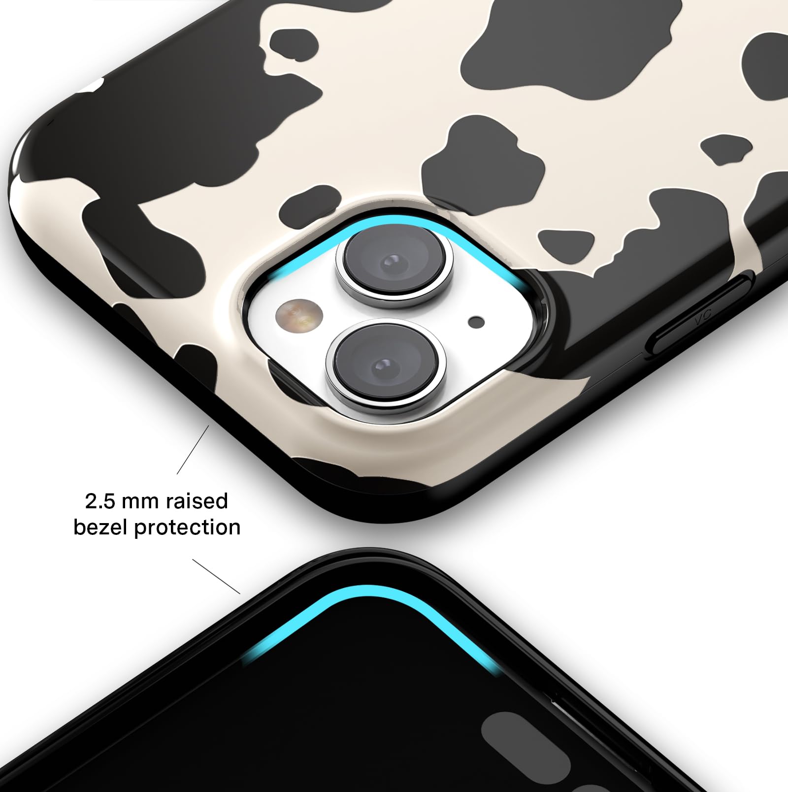 Velvet Caviar Compatible With Magsafe Iphone 15 Plus Case   Cow Print