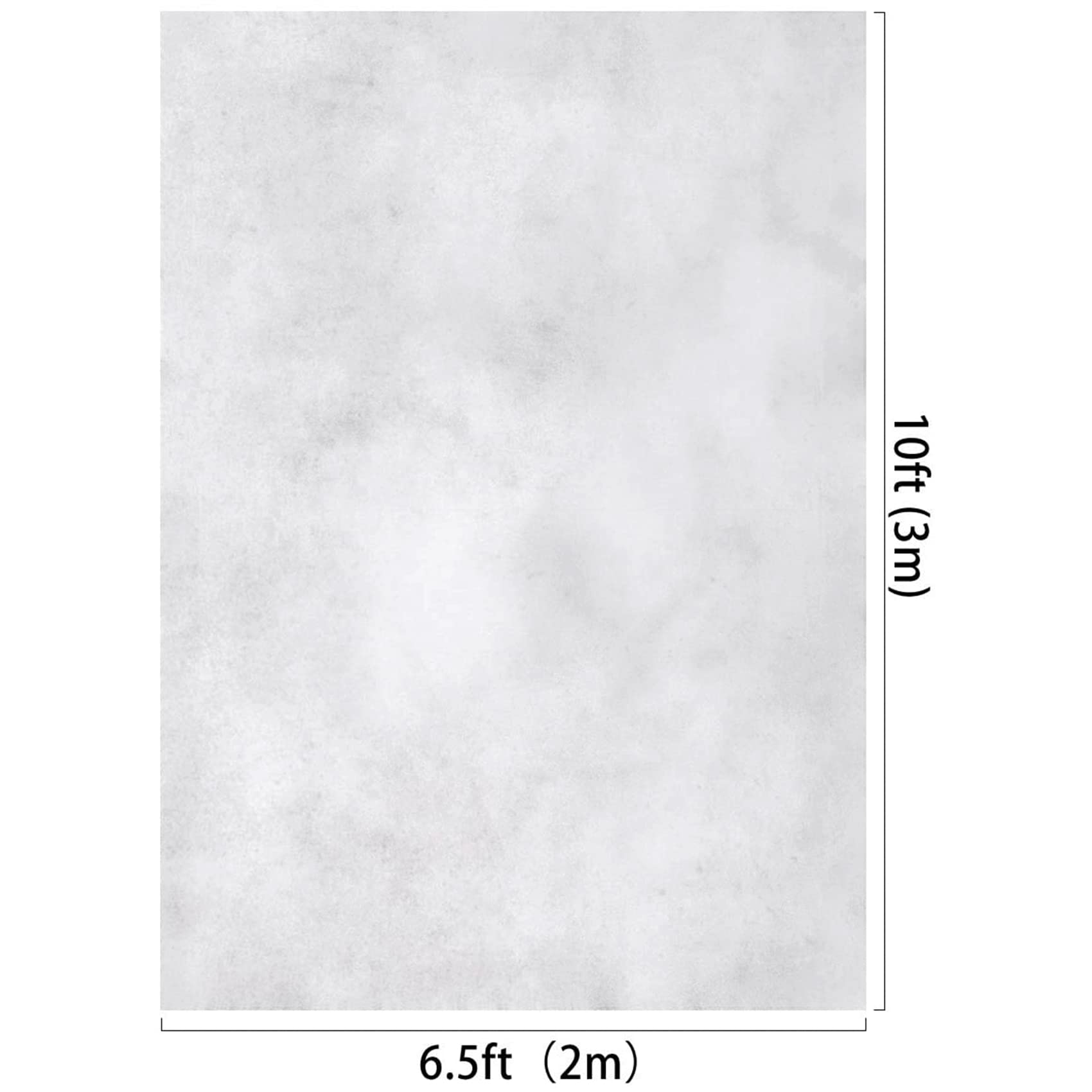 Kate 6.5X10Ft Light Grey Backdrops Grey&White Video Backdrop Abstract Photography Backdrops Portrait Backgrounds Microfiber Grey