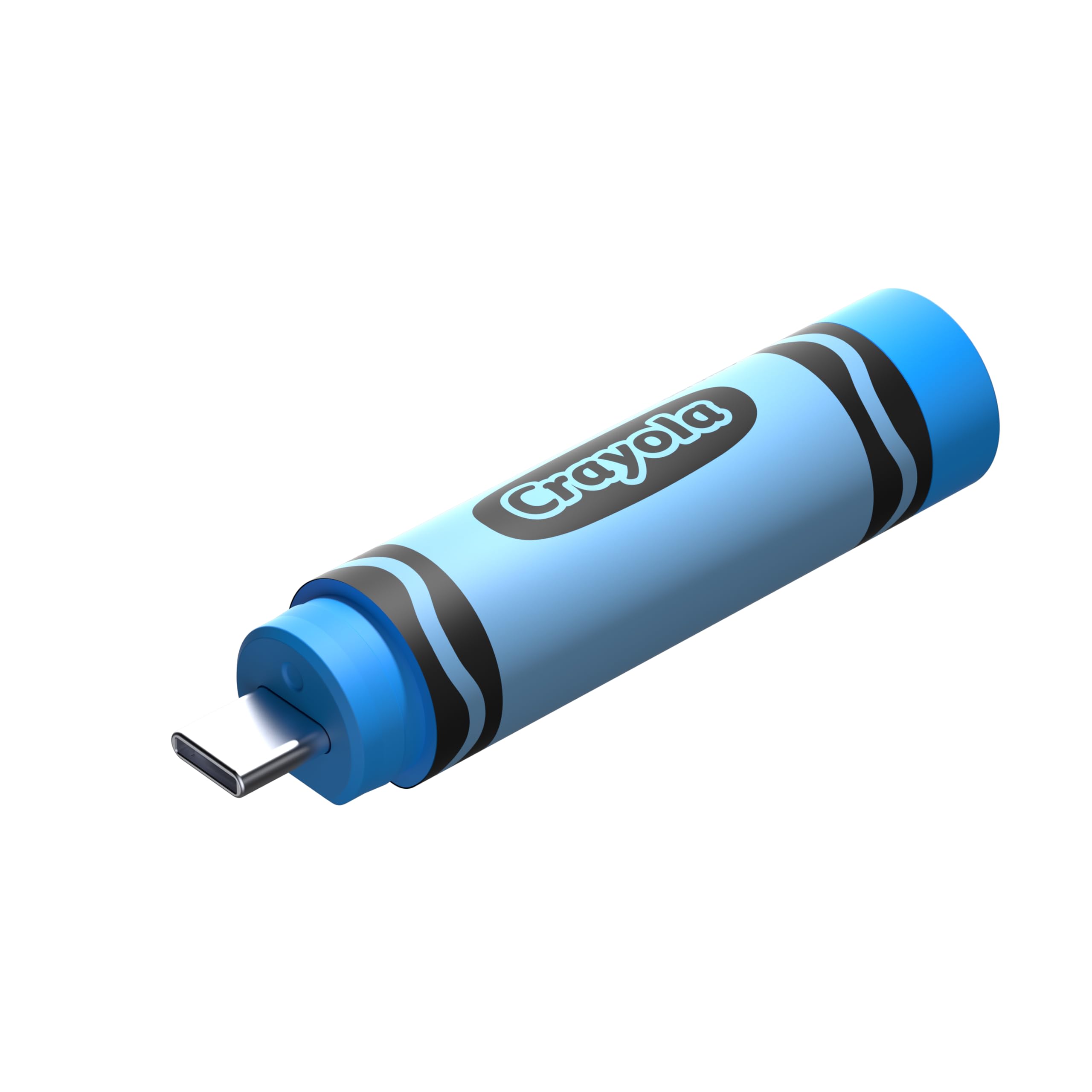 SANDISK 128GB Crayola USB-C Flash Drive, Cerulean Blue - Up to 300MB/s Read speeds, USB 3.2 Gen 1, USB Type-C - Crayon-Shaped Dr