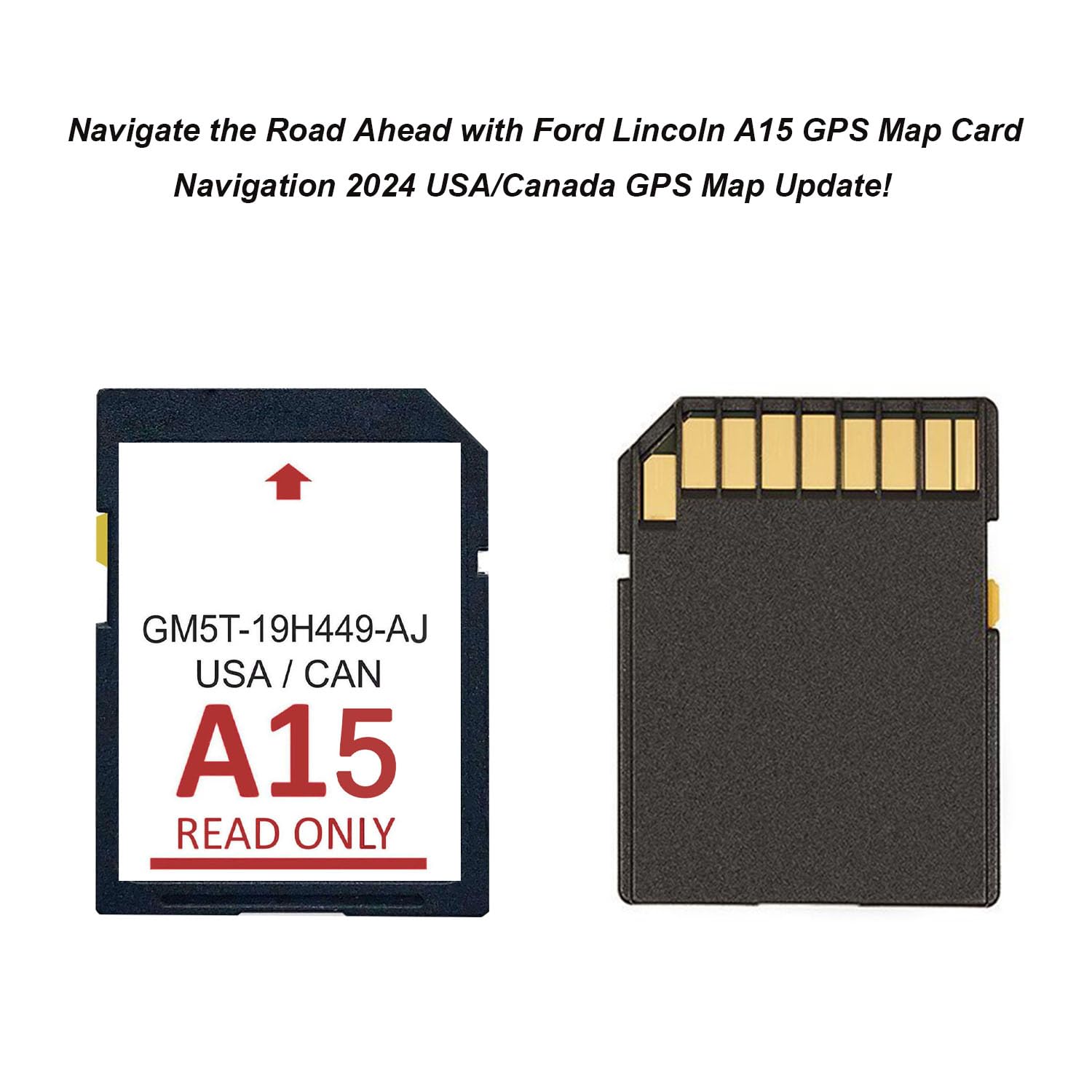 2024 Navigation Sd Card A15 Compatible With Ford/Lincoln Usa/Canada Gps Map Update Gm5T 19H449 Aj