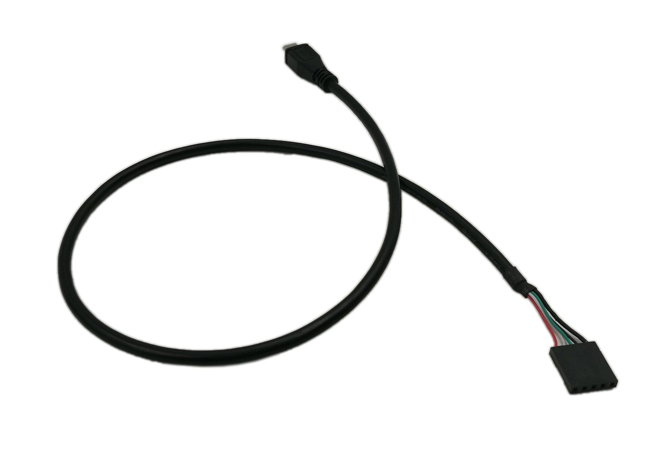 Zdycgtime 50Cm Micro Usb 5Pin Male To 1X 5Pin Female 0.1'' Usb Header Pcb Motherboard Cable