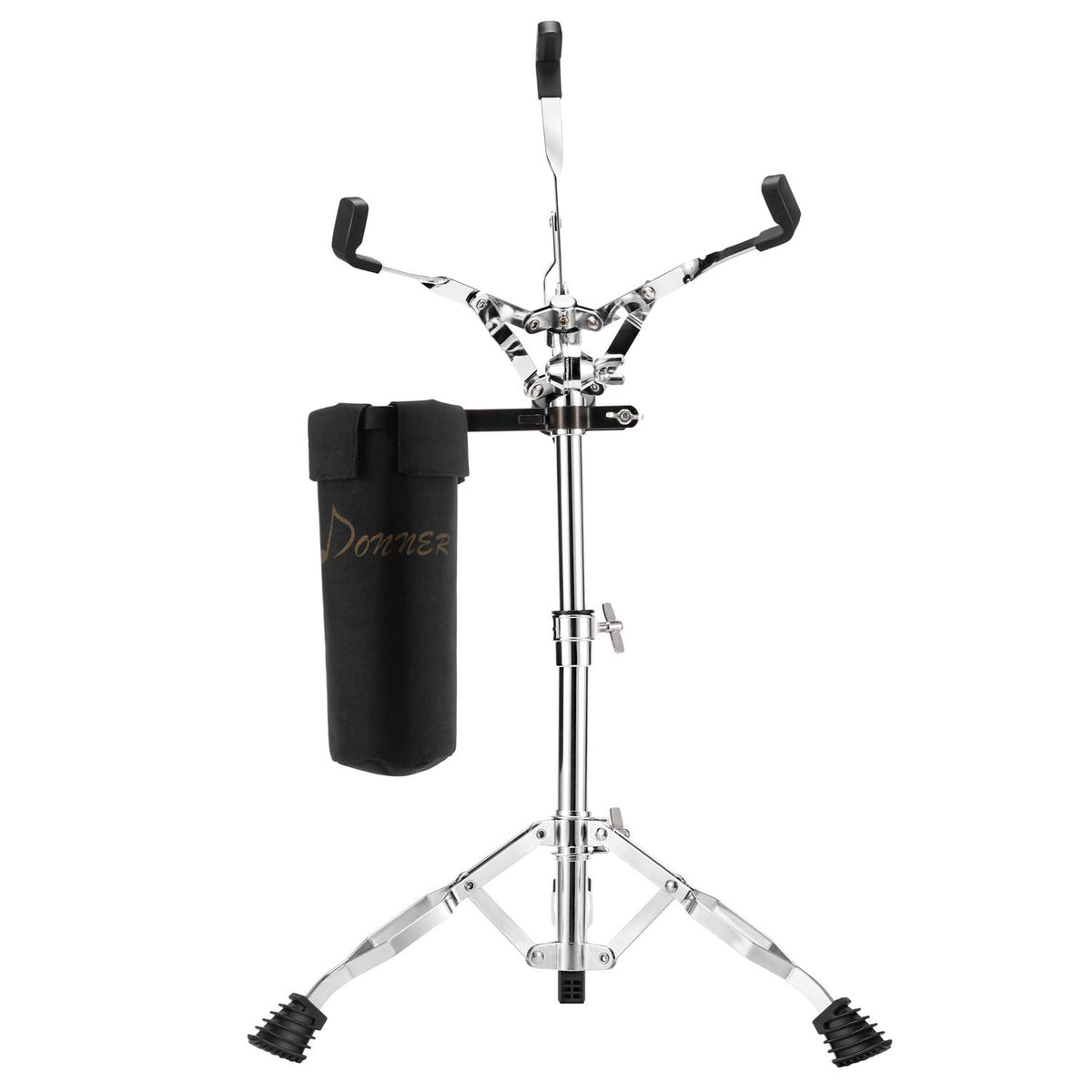 Donner Snare Drum Stand, Concert Snare Drum Stands Adjustable Snare Stand Double Braced With Drumstick Holder Fit For 10''-14'' 