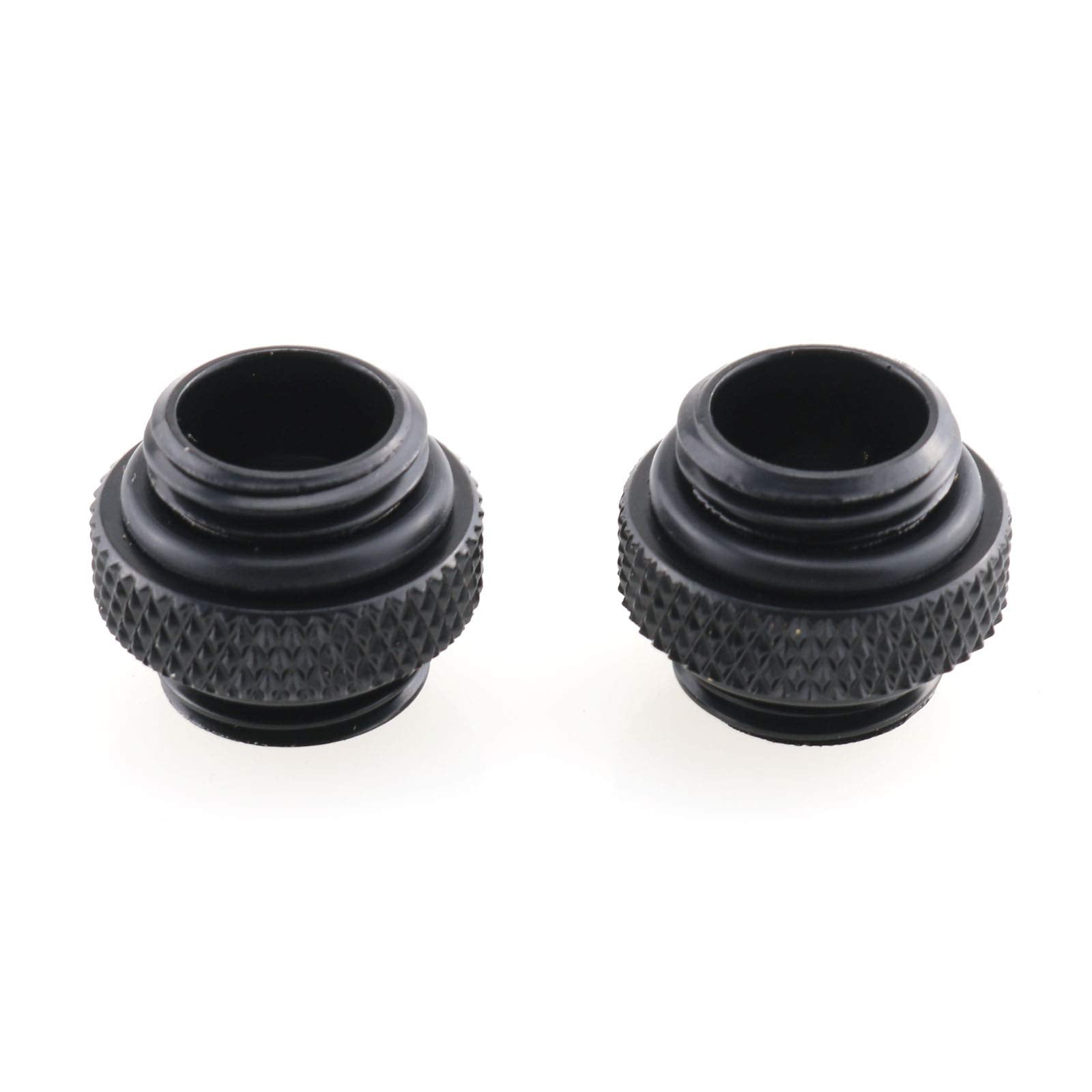 Czqc Pc Water Cooling Adapter Black G1/4 6Mm Male To Male Extender Connector Joiner Fitting With Sealed O Ring For Computer Wate