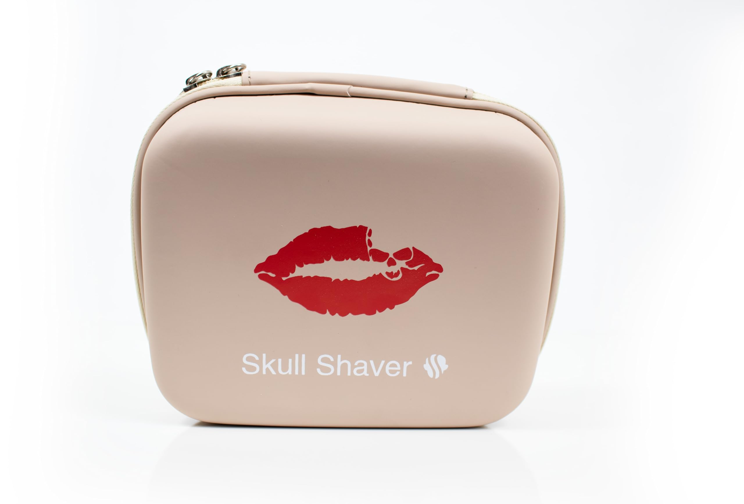Skull Shaver Beige Butterfly Kiss Electric Razor Travel Case