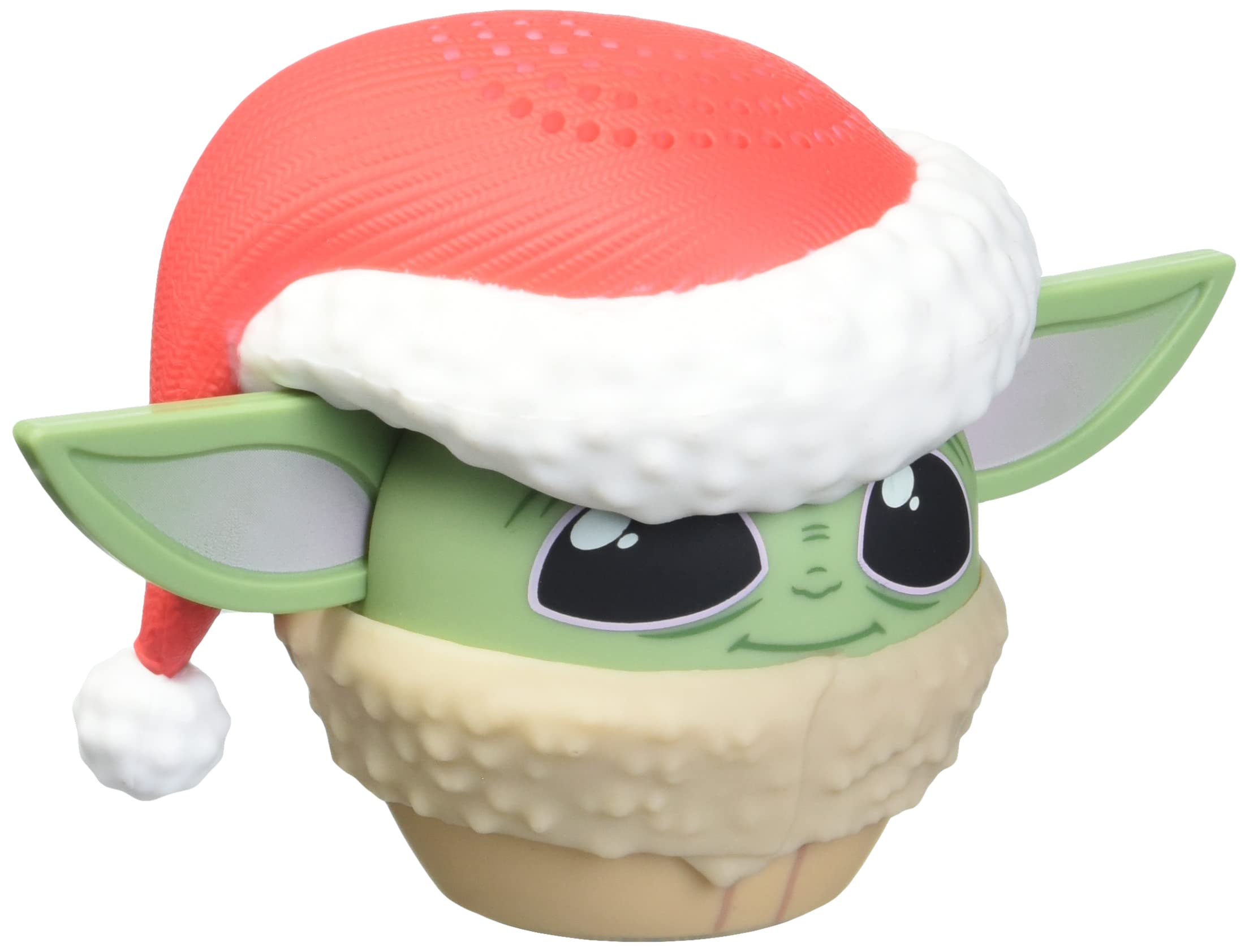 Bitty Boomers Star Wars The Mandalorian: Grogu With Santa Hat   Mini Bluetooth Speaker