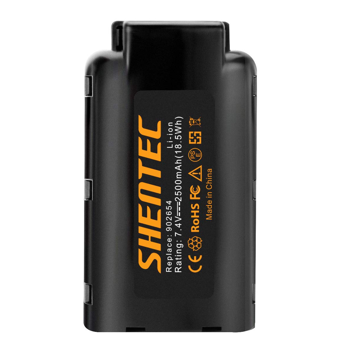 Shentec 7.4V 2500Mah Replacement Battery Compatible With 902654 902600 B20543A B20543 Cf325Li Im250A Li 918000, Li Ion 7.4V Batt