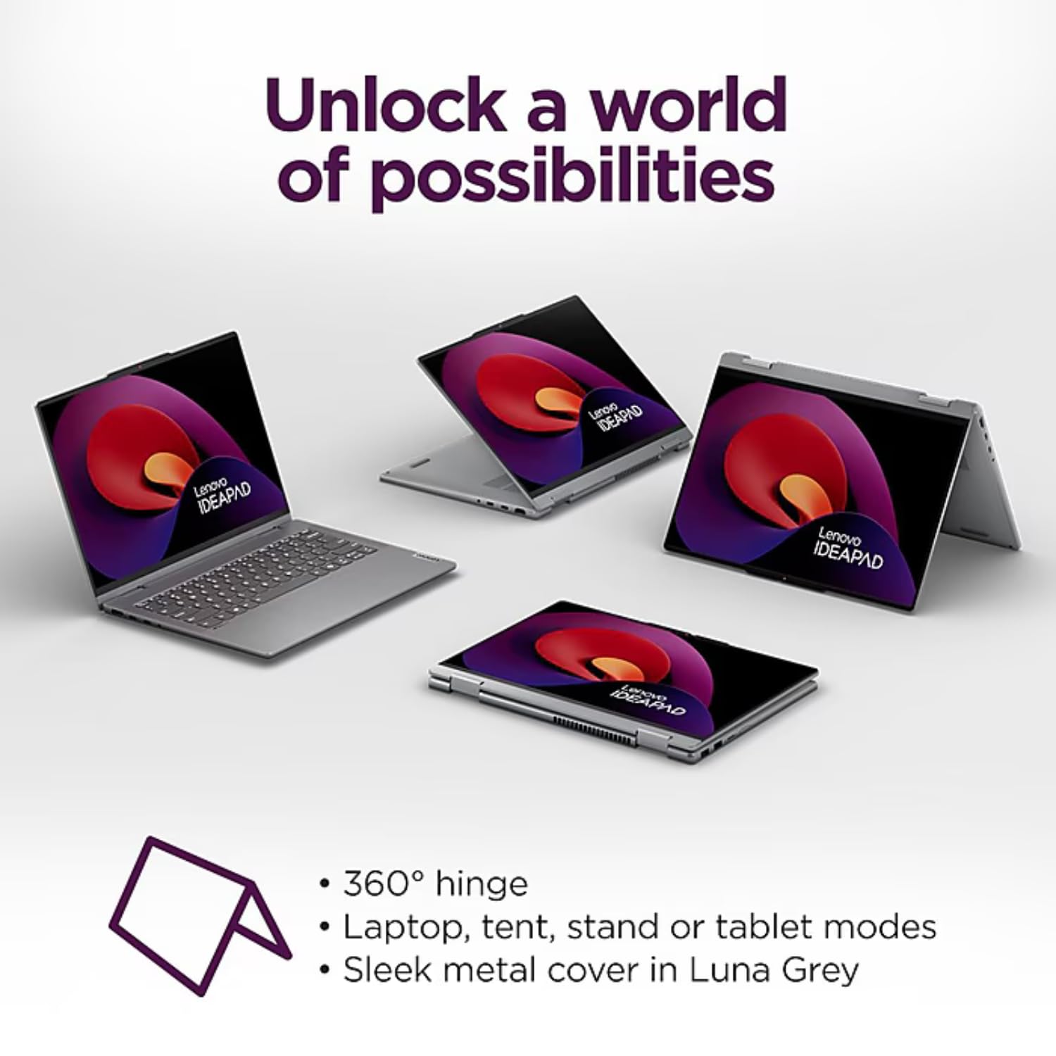 Lenovo Ideapad 5 14 Touch Ryzen 7 Business 2-In-1 Laptop, 14 Fhd+ Touchscreen, Amd Ryzen 7 8845Hs, 16Gb Ram, 1Tb Ssd, Fp Reader,