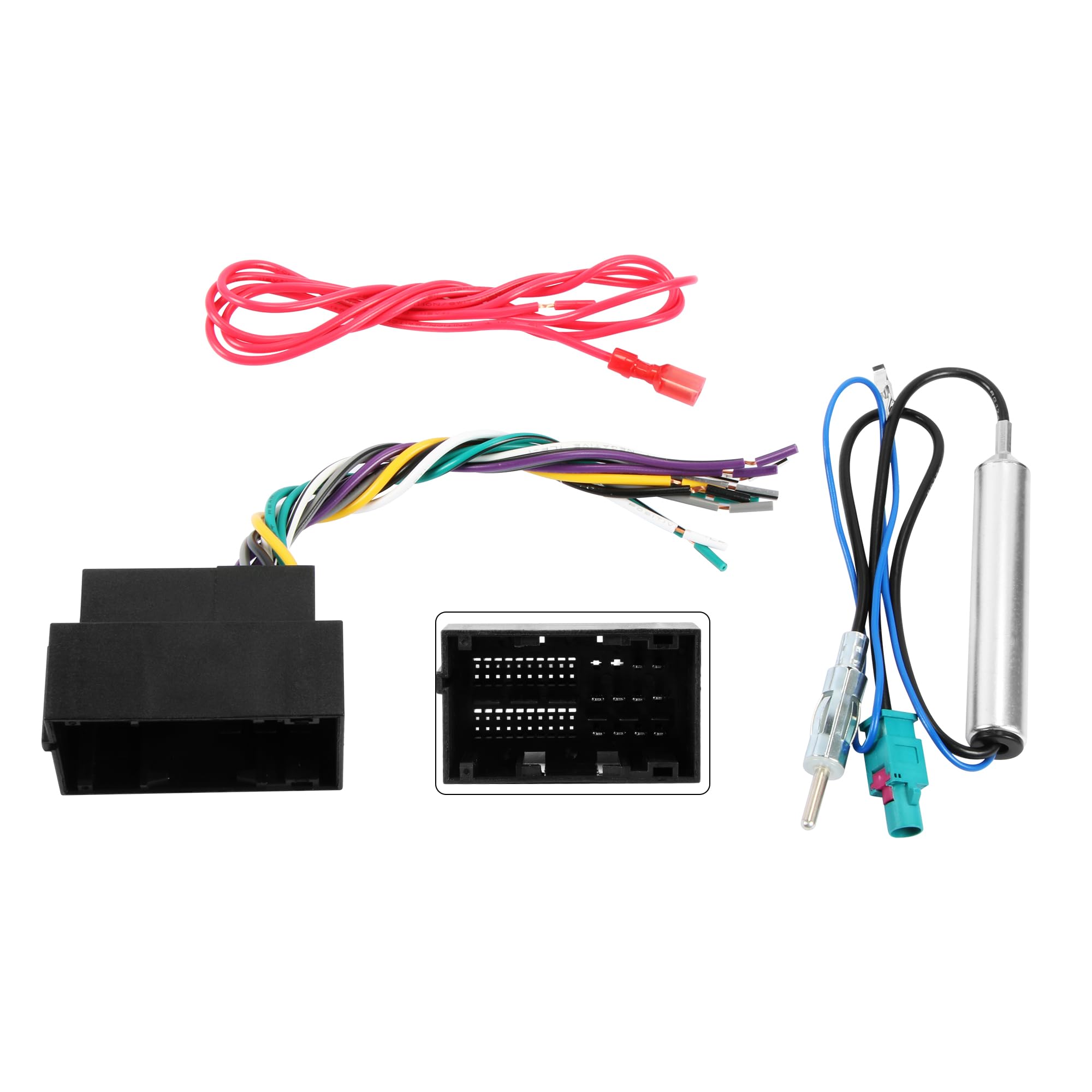 Rdbs Car Stereo Wire Harness And Antenna Adapter Combo Kit To Connect An Aftermarket Radio Fit For 2013 Up Dodge Jeep Ram Vehicl