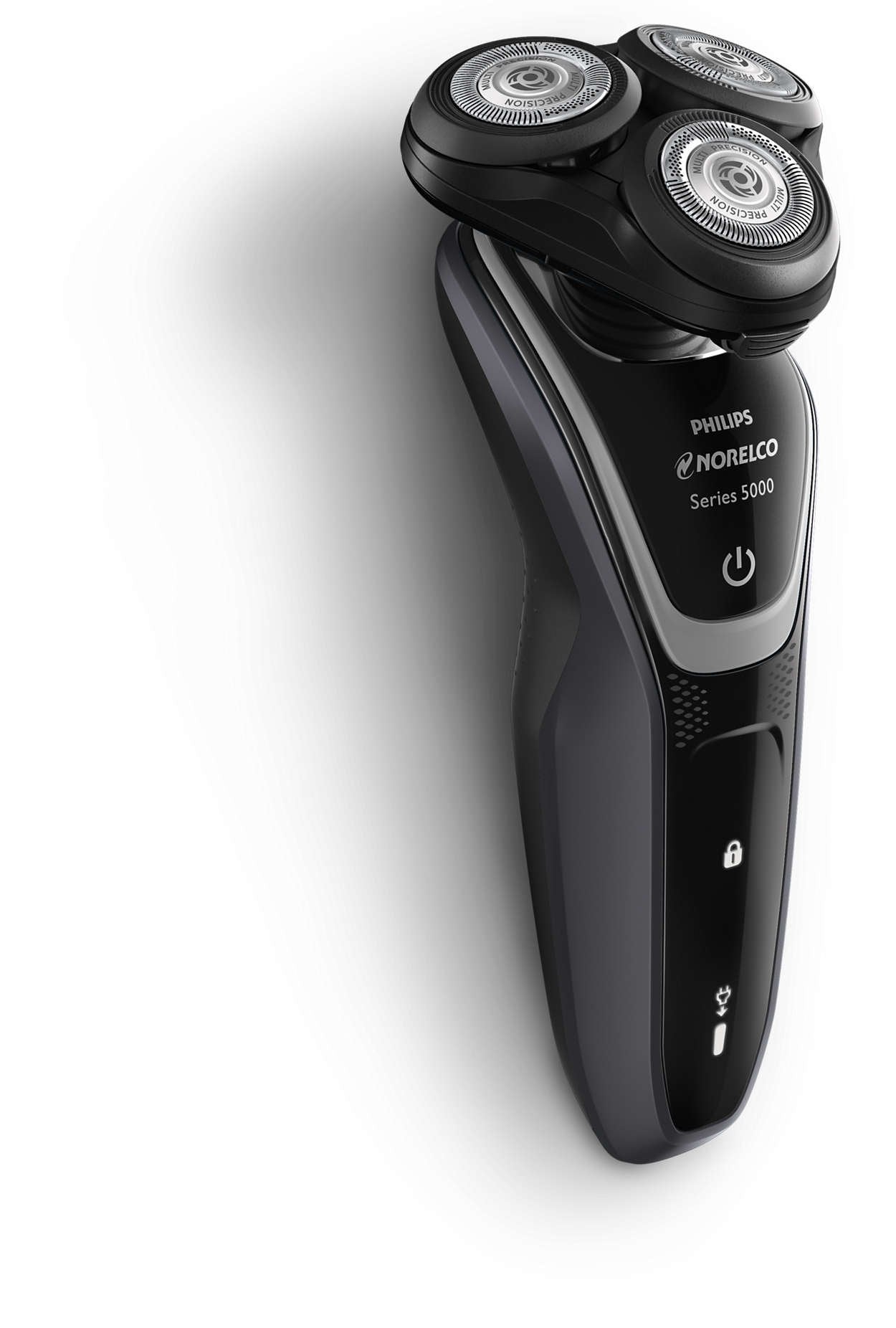 Philips Norelco Electric Shaver 5110 Wet & Dry, S5205/81, With Smartclick Precision Trimmer