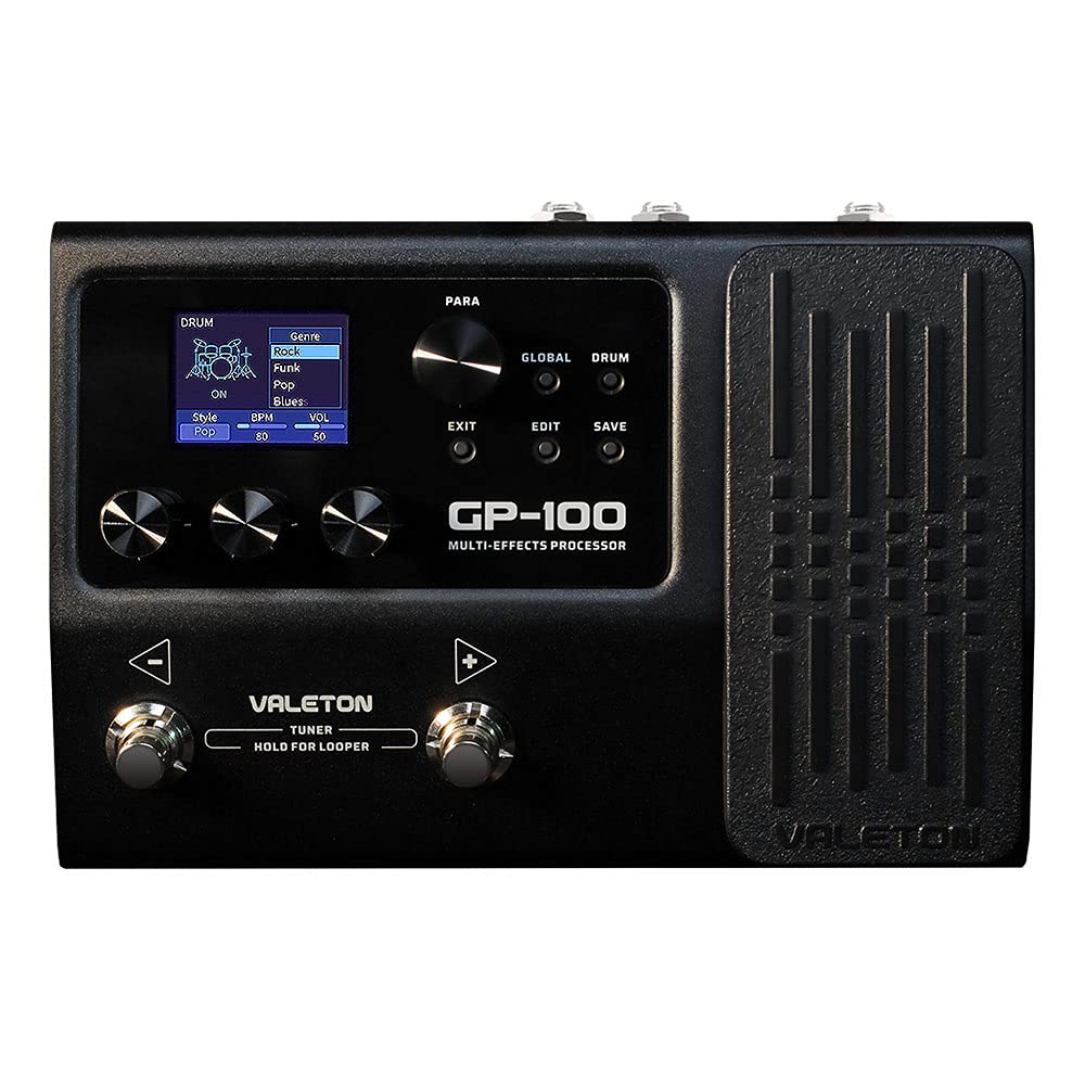 Valeton Gp 100 Guitar Bass Amp Modeling Ir Cabinets Simulation Multi Language Multi Effects With Expression Pedal Stereo Otg Usb