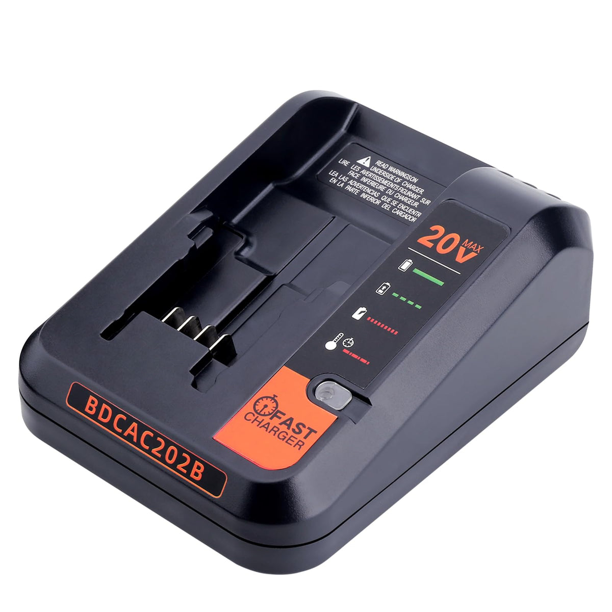 Kotoate 20V Max Fast Battery Charger Compatible With Black And Decker 12V 20V Lithium Battery, Replacement For Black And Decker