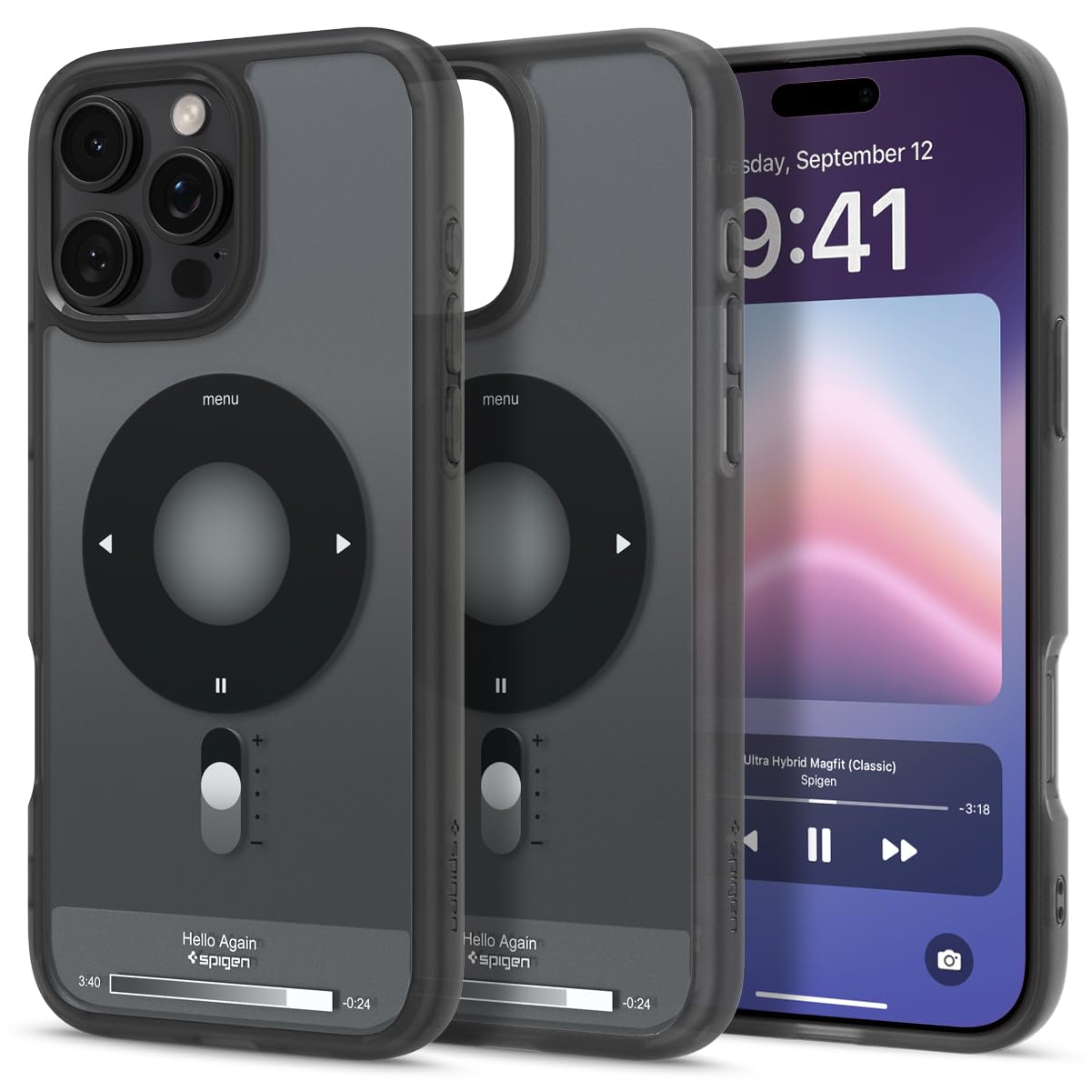 Spigen Ultra Hybrid MagFit Direct Digital Printing Case for iPhone 16 Pro Max [Custom Design][Compatible with Magsafe] - Classic