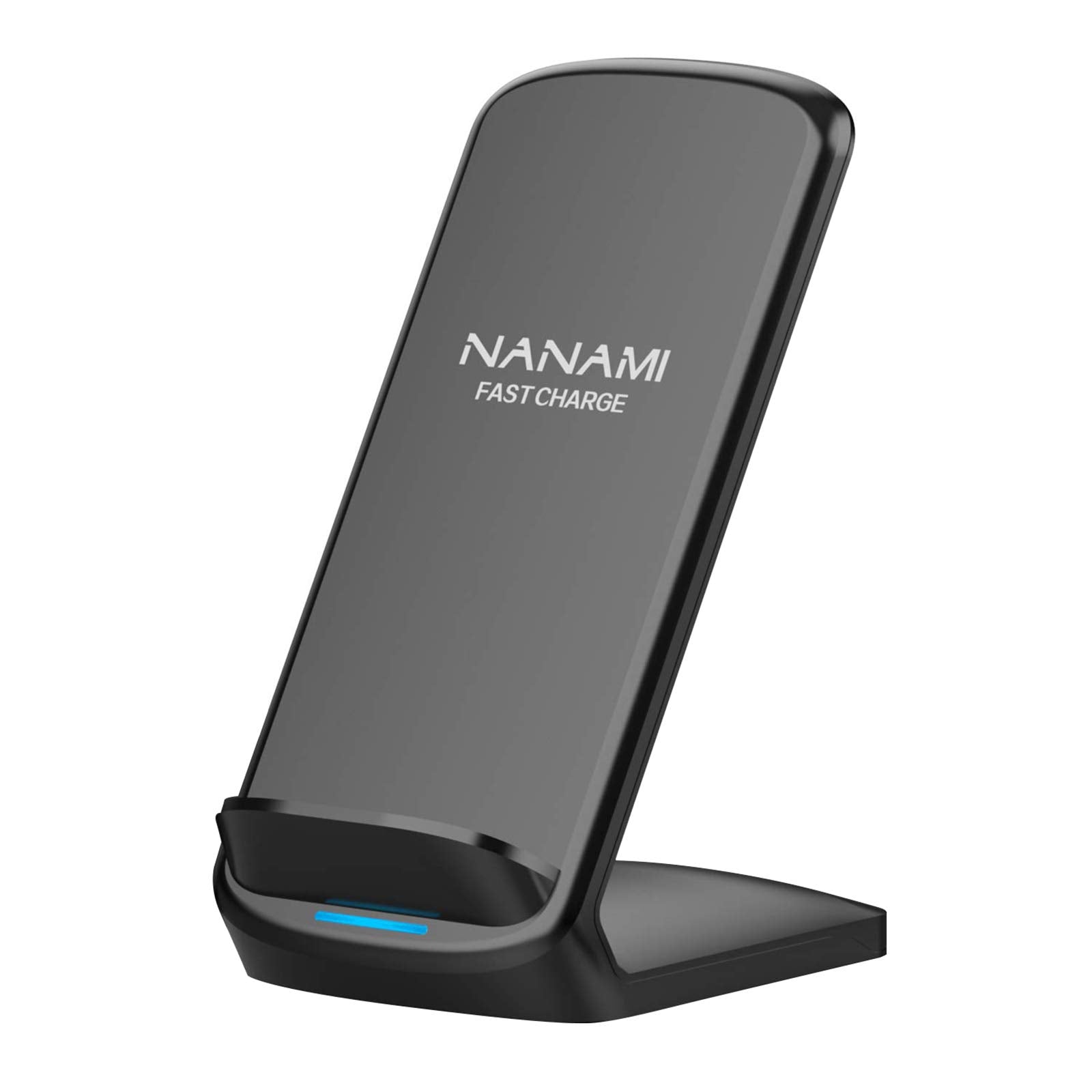 Nanami Upgraded Fast Wireless Charger, Qi Certified Wireless Charging Stand Compatible With Samsung Galaxy S24/S23/S22/S21/S20 &