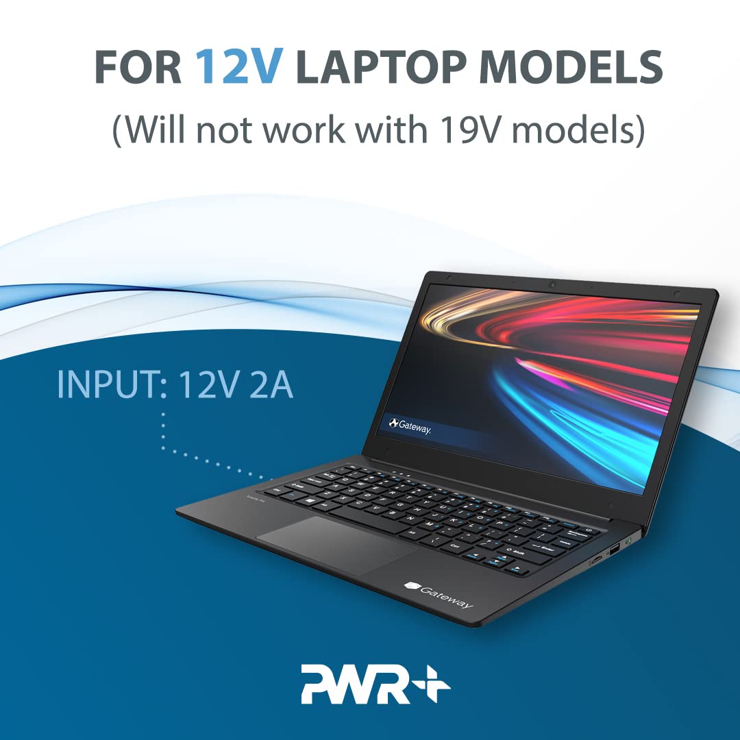 Pwr 12V 2A Charger For Sgin X15 M15 X14 Laptop, Gateway Gwtc116 Gwtn116 Gwtn133 Gwtn141 Gwnc21524, Bmax Maxbook, Teclast: Ul Lis