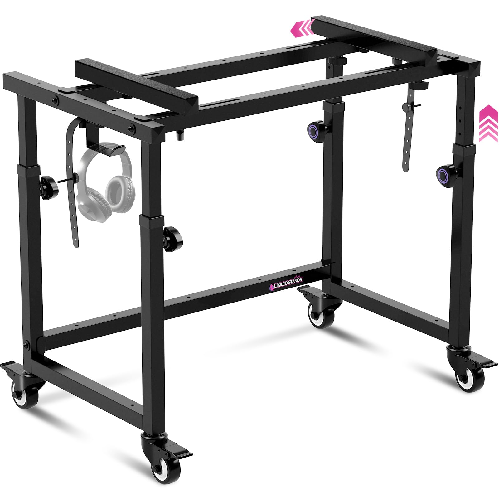 Liquid Stands Piano Keyboard Stand - Electric Piano Stand for 49 54 61 88 Key - Piano Desk Music Stand Production - Piano Table 