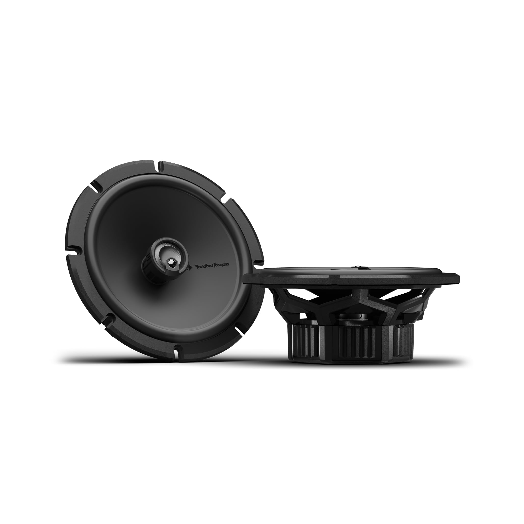 Rockford Fosgate P1V2-675 Punch P1 6.75 3-Way Coaxial Full Range Speakers - Black (Pair)
