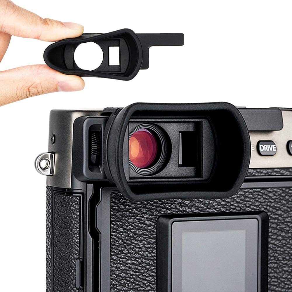 Soft Silicon Camera Viewfinder Eyecup Eyepiece Eyeshade For Fujifilm Fuji X Pro3 Xpro3 Camera Eye Cup Protector (Hot Shoe Mount