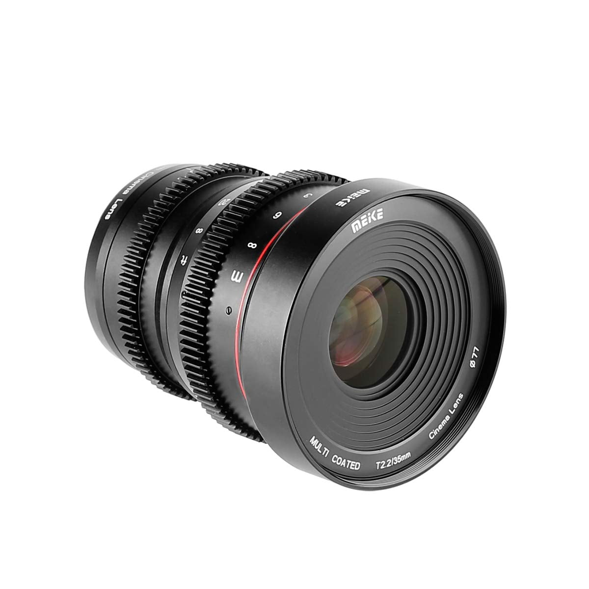 Meike 35Mm T2.2 Mini Manual Focus Wide-Angle Cinema Lens For M43 Micro Four Thirds Mft Mount Cameras Bmpcc 4K Zcam E2