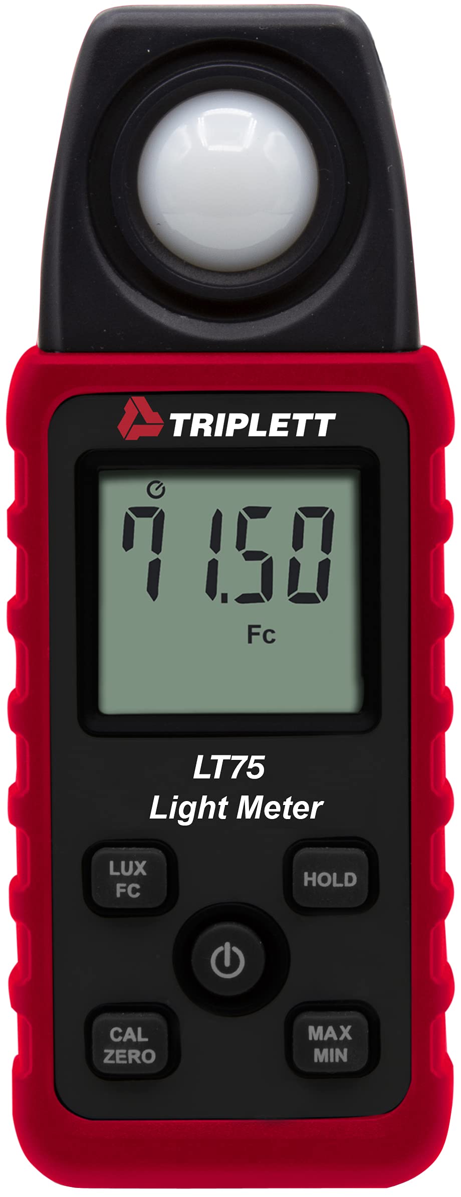 Triplett Lt75 Digital Light Meter Up To 400,000 Lux / 40,000 Fc