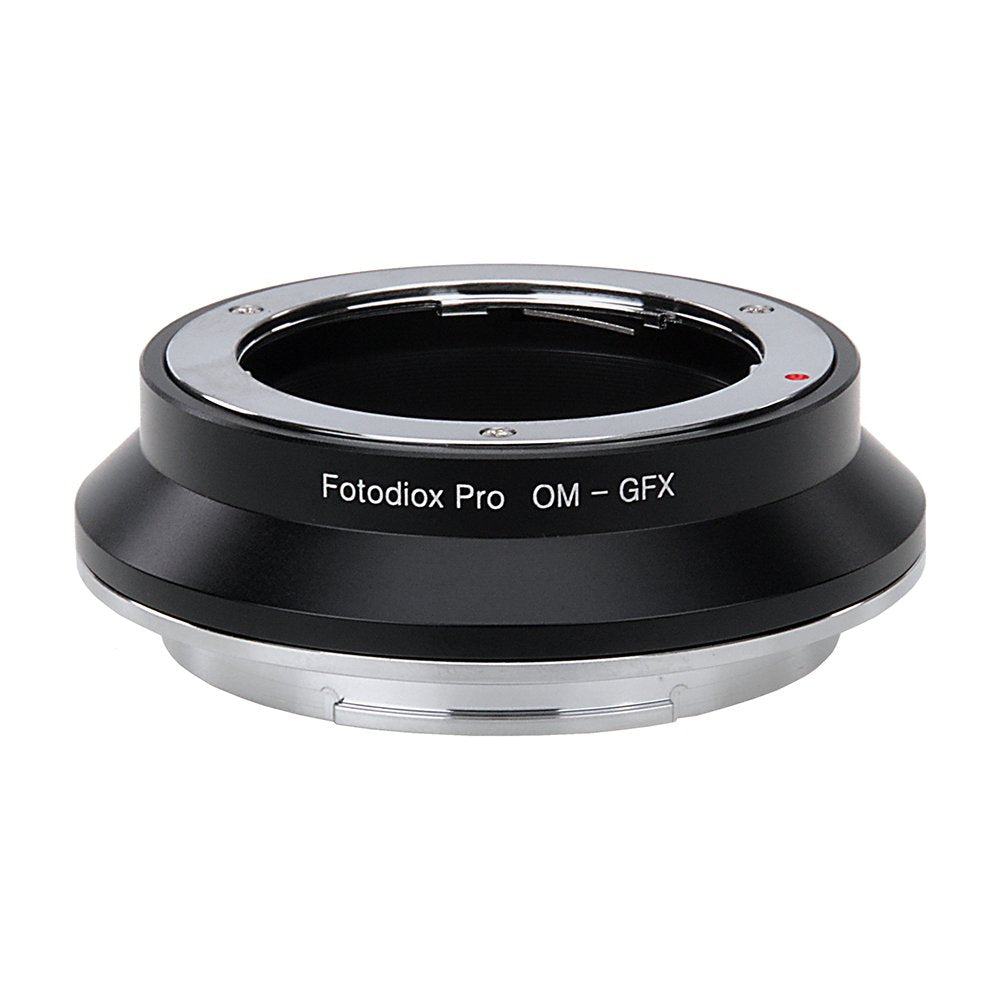 Fotodiox Pro Lens Mount Adapter Olympus Zuiko (OM) 35mm SLR Lens to G-Mount GFX Mirrorless Camera