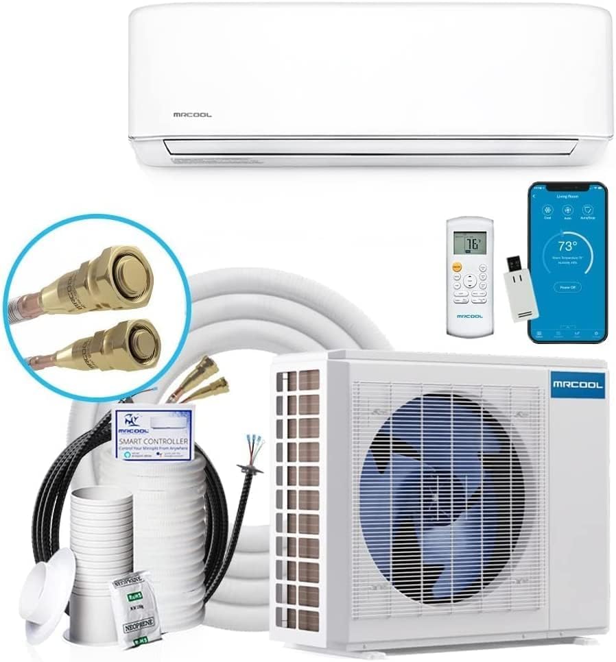 Mrcool 4th gen Energy Star Ductless MiniSplit, White