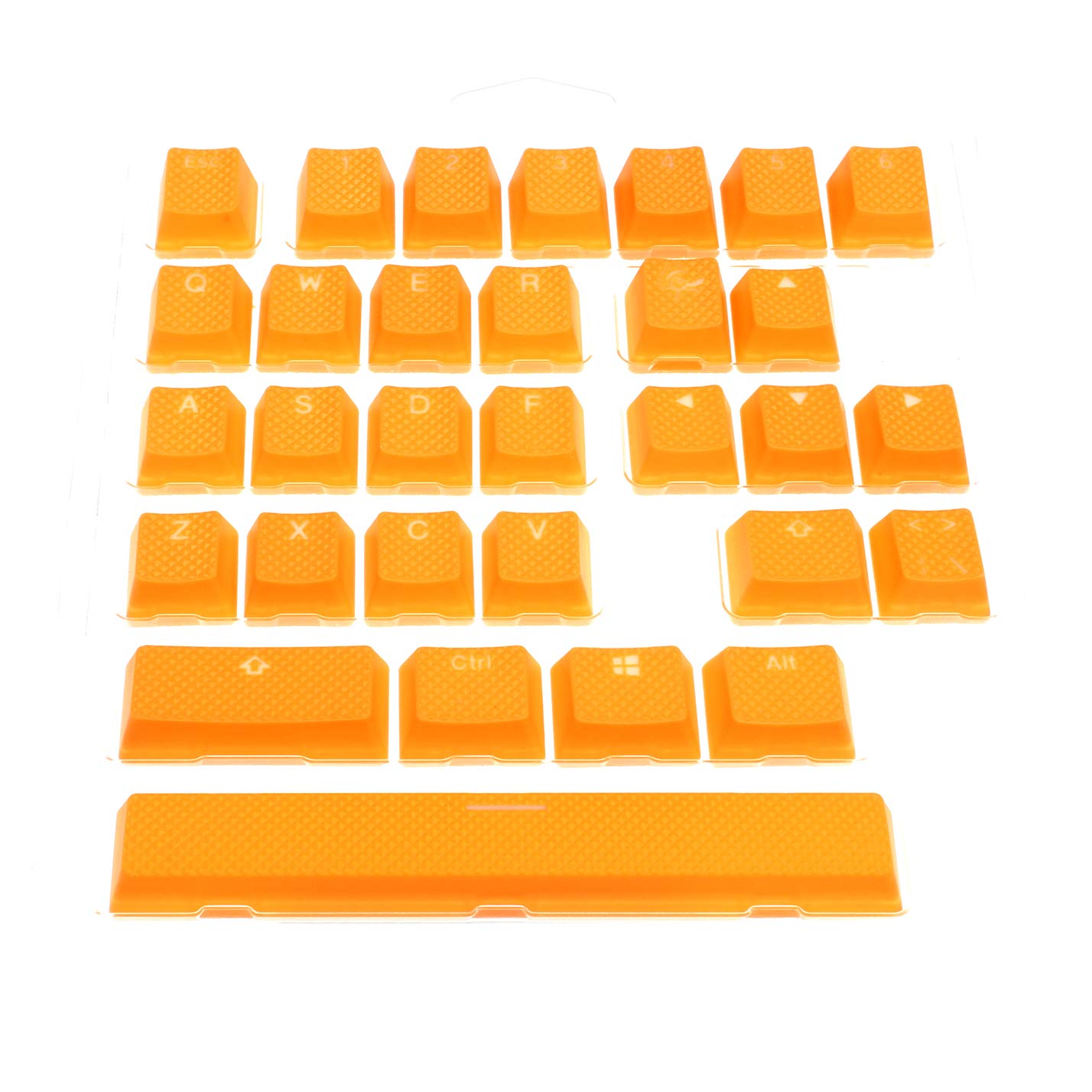 Ducky Yellow Backlit 31 Key Oem Profile Double Shot Abs Rubber Keycap Set