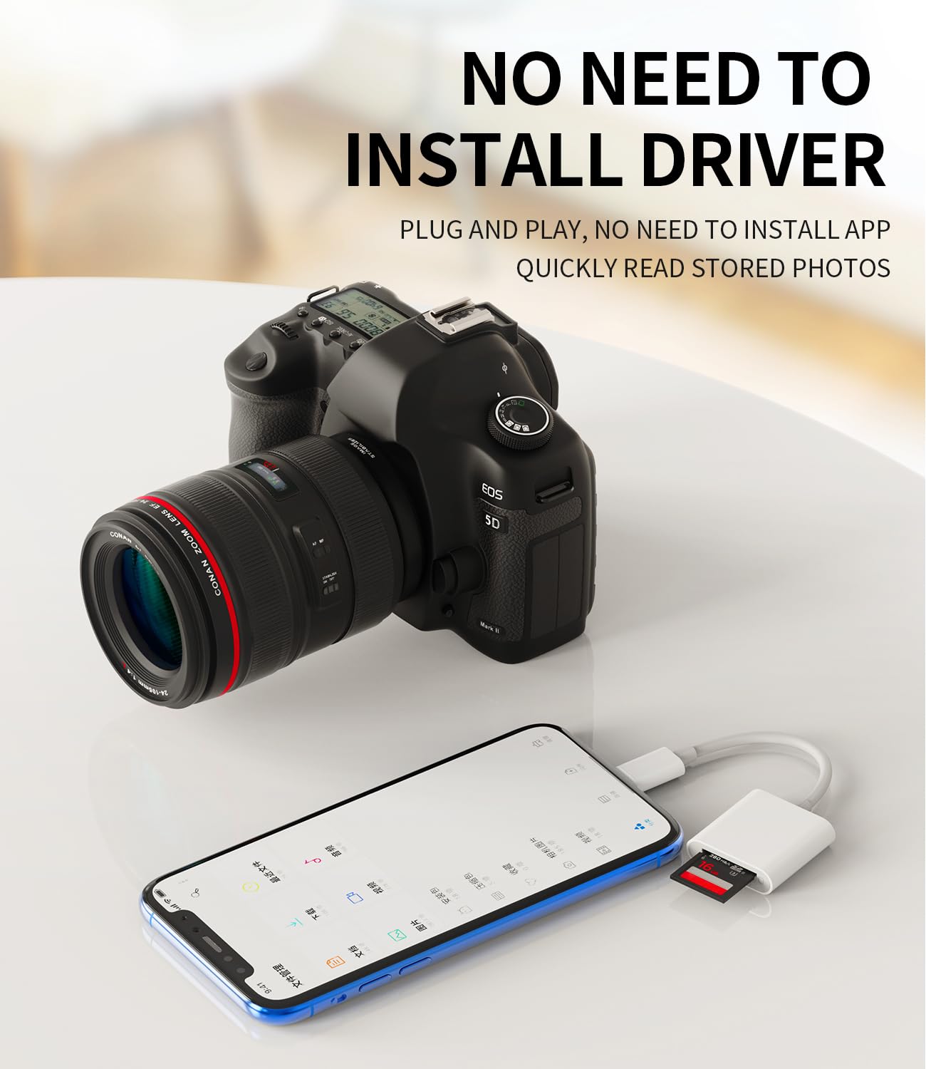 Micro Sd Card Reader Compatible For Iphone Memory Lightning To Camera Microsd Tf Adapter 13 12 11 Pro Max X Xs Xr 8 7 6Plus 6S S