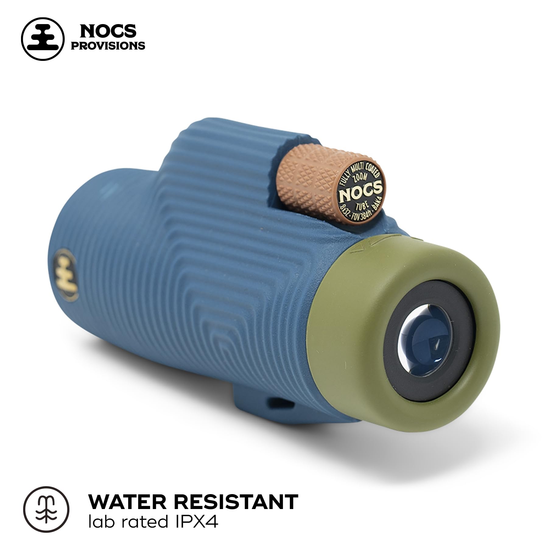 Nocs Provisions Zoom Tube 8X32 Monocular, 8X Magnification Telescope, Bak4 Prism, Wide Field Of View For Bird Watching, Backpack