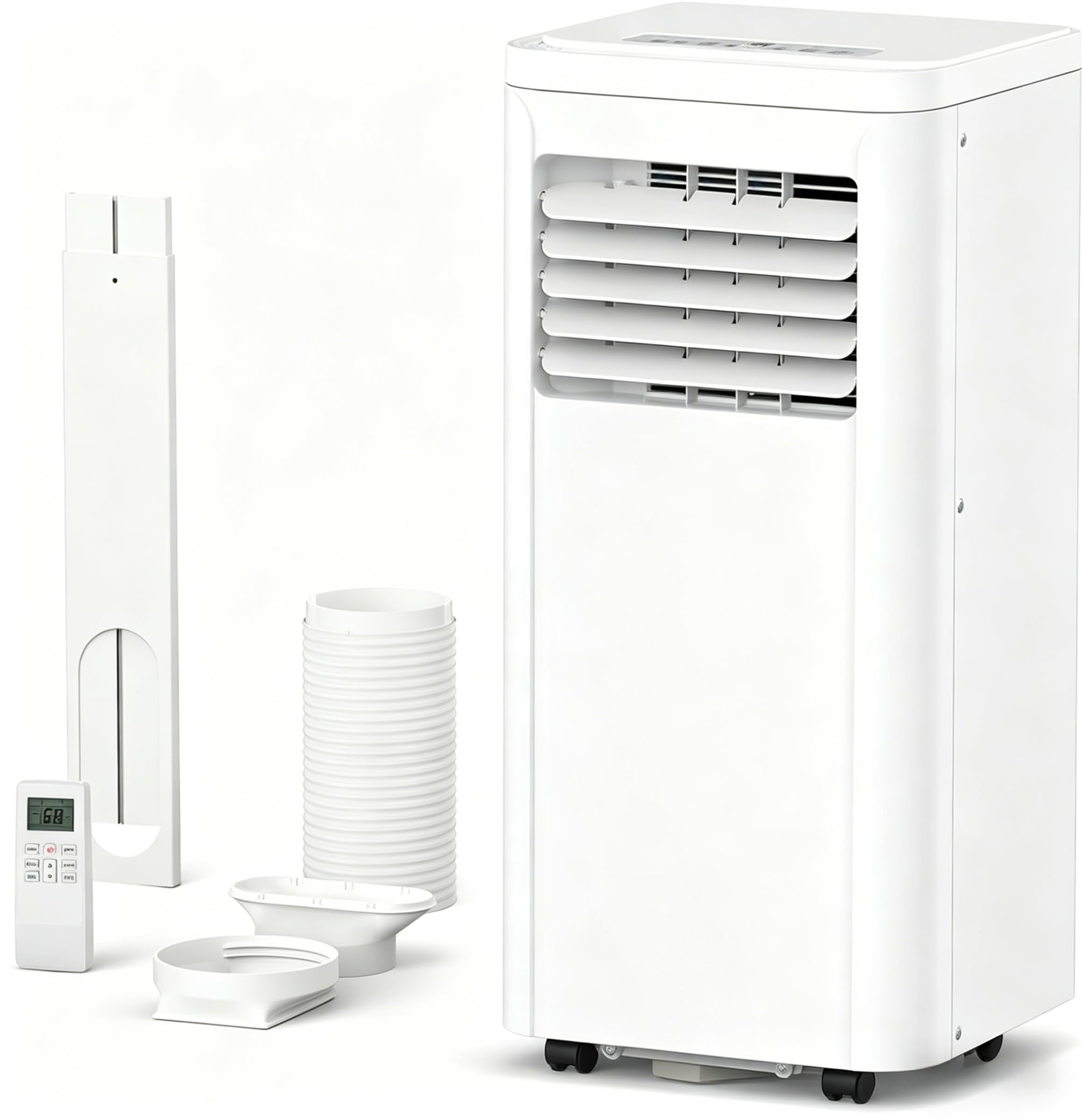 Electactic 8000 BTUs Portable Air Conditioners, 3-IN-1 Portable AC Unit with Cooling, Dehumidification, Fan & Sleep Mode, 24H Ti