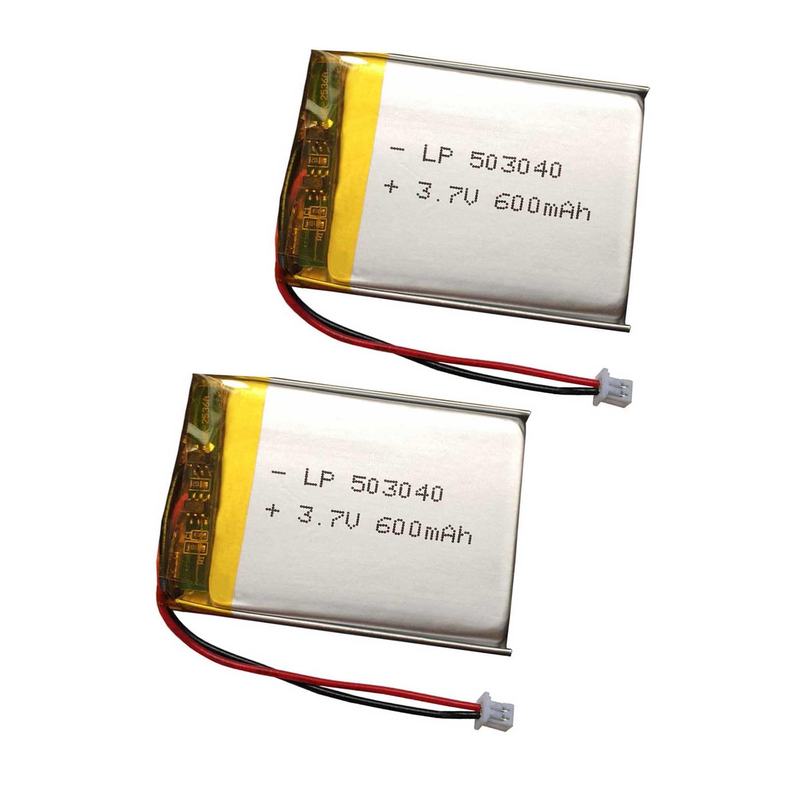 Aolikes 3.7V 503040 600Mah Lipo Battery Replacement For Cozmo Vector Robot Skybell Hd Video Doorbell Flysight Fpv Watch Dash Cam