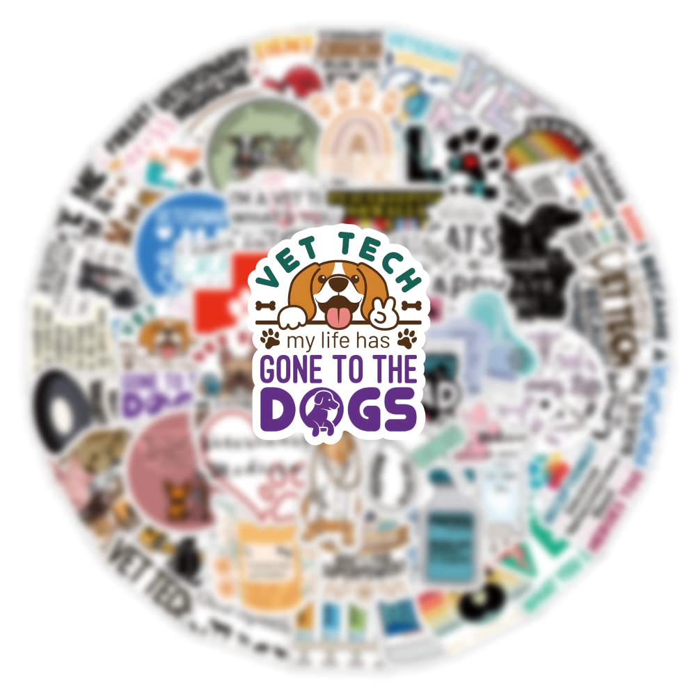 61Pcs Veterinary Stickers Pack |