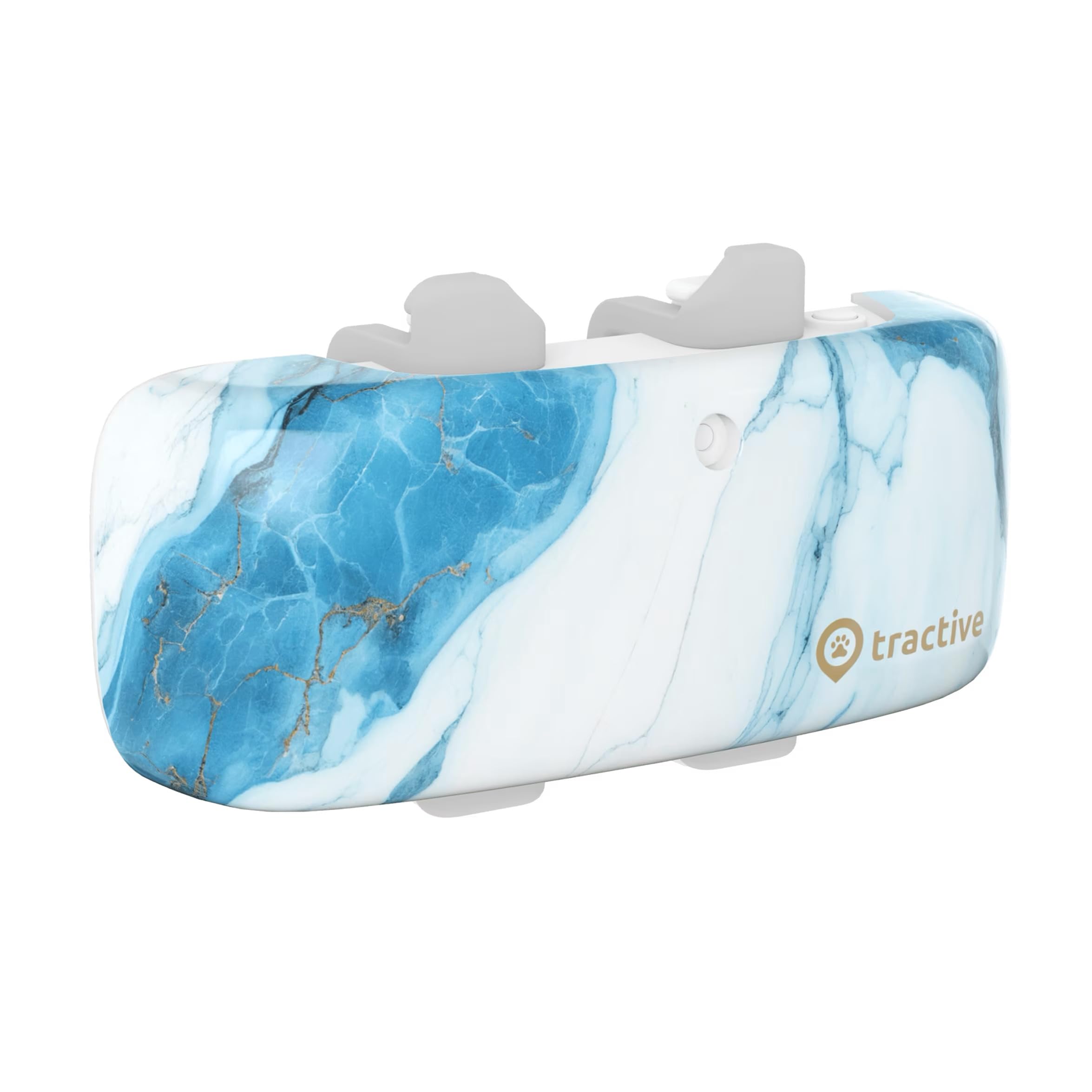 Tractive Gps Dog Lte (4) Hard Cover   Blue Marble
