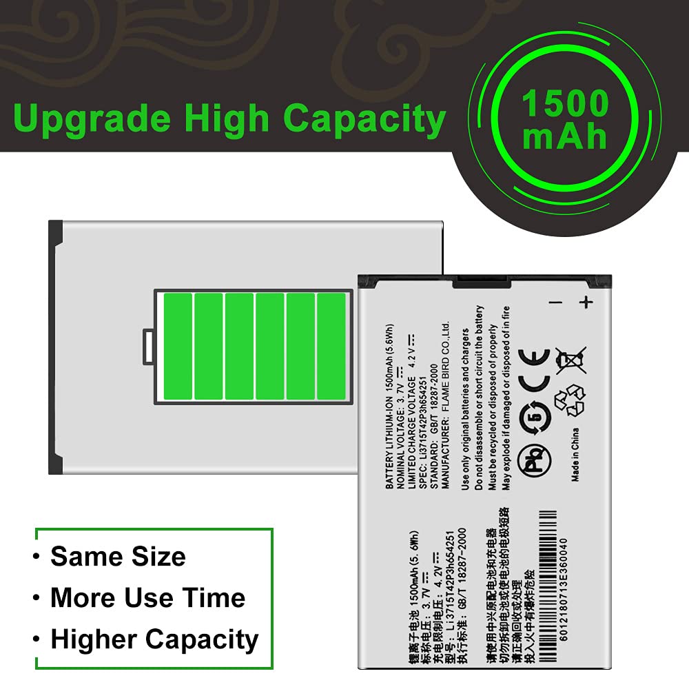 Replacement Li3715T42P3H654251 Battery For Zte Z700A,At&T Wireless Home Phone And Internet Home Base Zte Z700A Battery