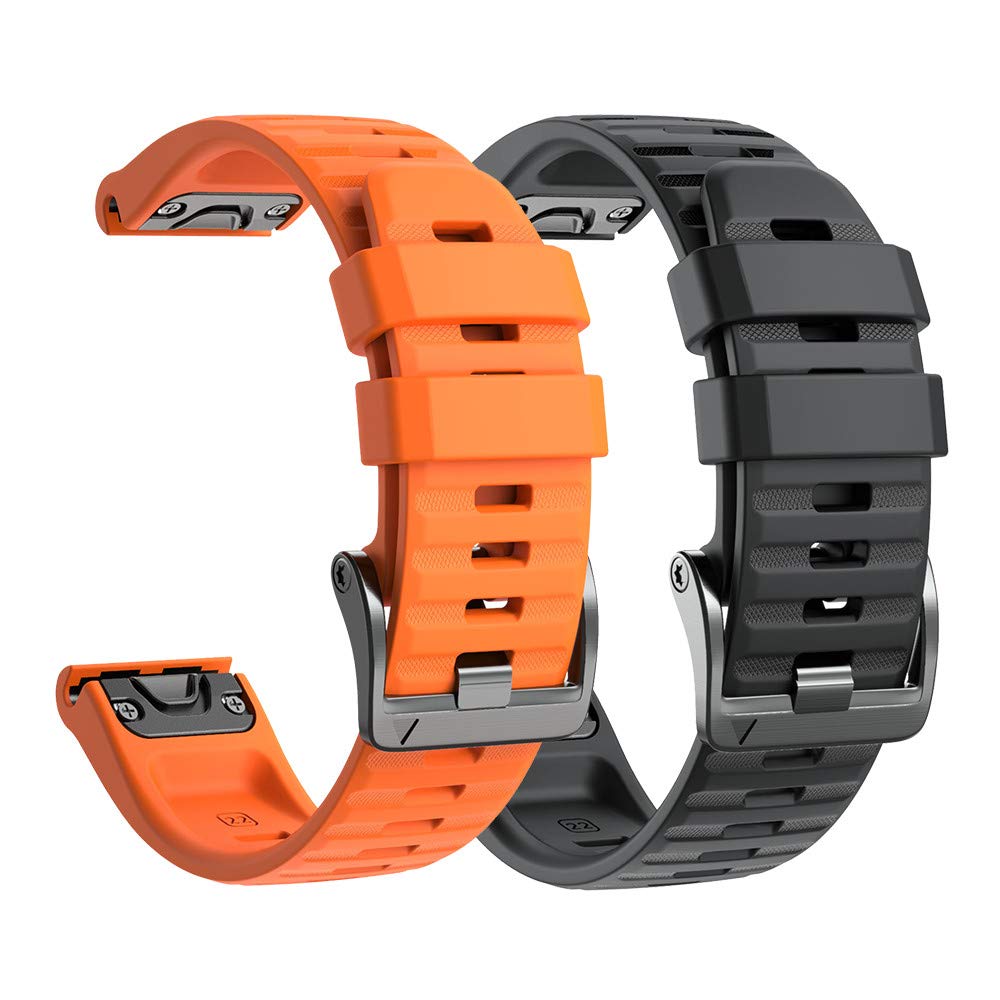 Notocity Compatible With Fenix 6 Pro Band 22Mm Easy Fit For Fenix 5/Fenix 5 Plus/Fenix 6/Fenix 6 Pro/Forerunner 935/Forerunner 9