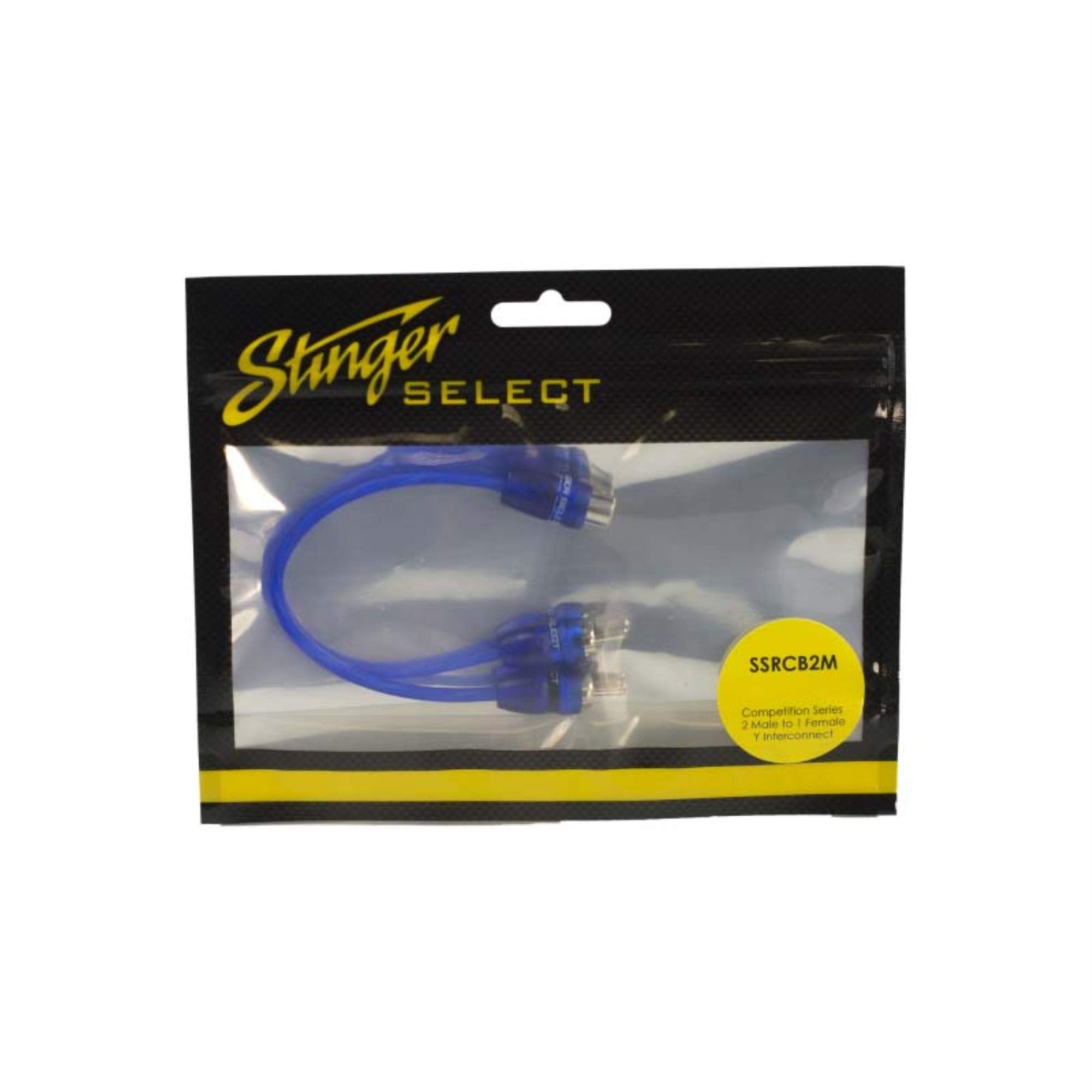 Stinger Select Competition Series 2 Male to 1 Female Y Interconnect Cable Blue