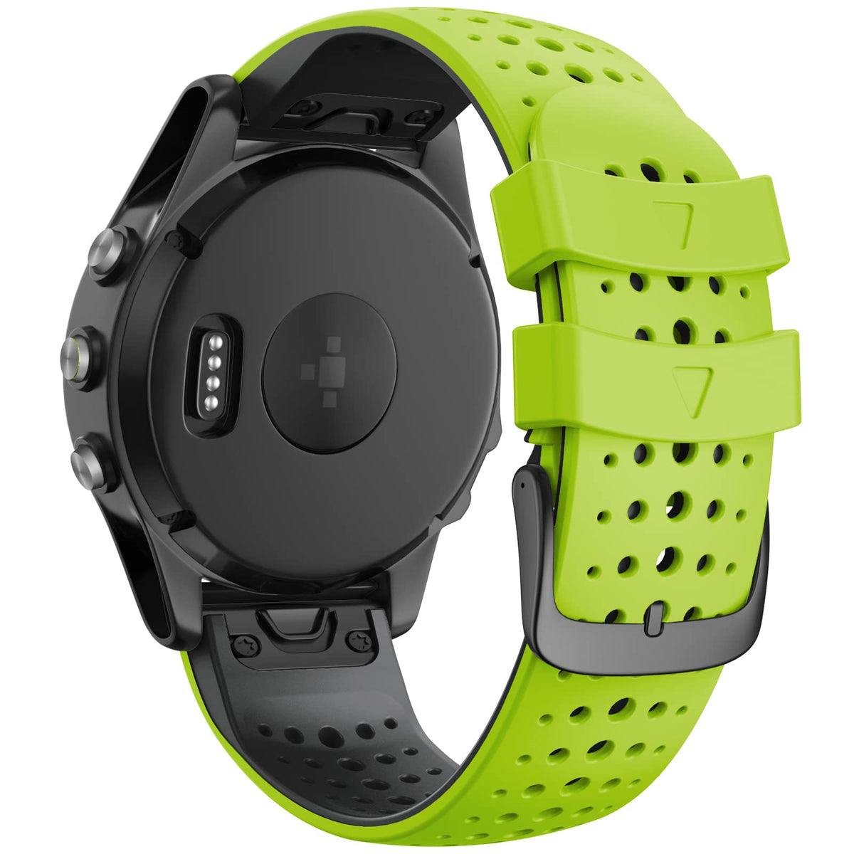 Ancool Compatible With Fenix 5 Watch Band 22Mm Easy Fit Silicone Soft Sport Band Replacment For Fenix 7/Fenix 5 Plus/Fenix 6/Fen