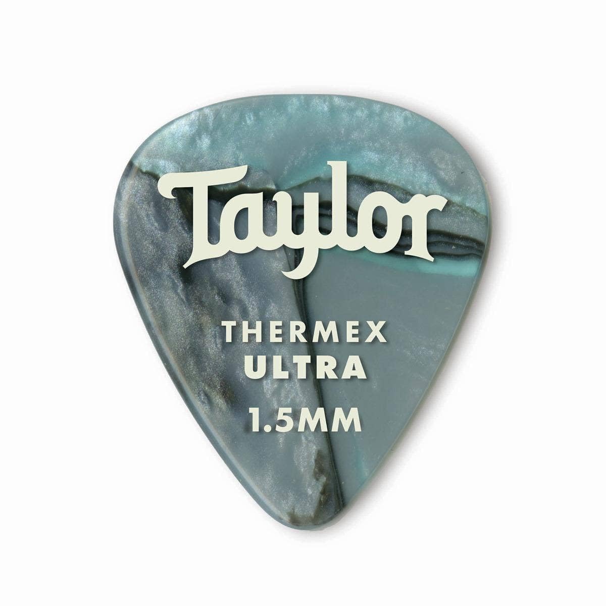 Taylor Premium Darktone 351 Thermex Ultra Guitar Picks 6 Pack   Abalone 1.50Mm