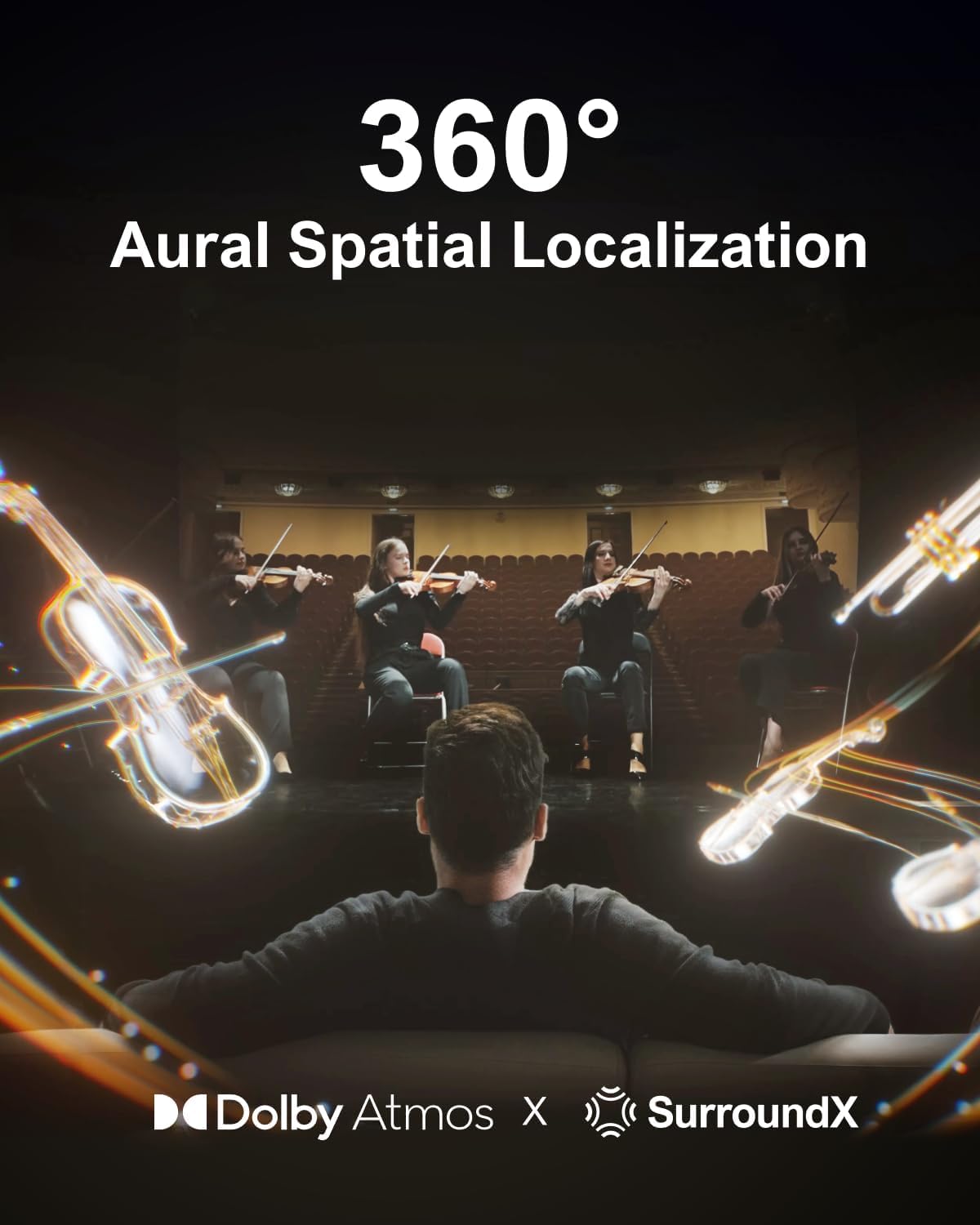 Ultimea 7.1Ch Soundbar With Dolby Atmos, App Control, Surround Sound System For Tv, 4 Wired Surround Speakers, Sound Bar For Tv