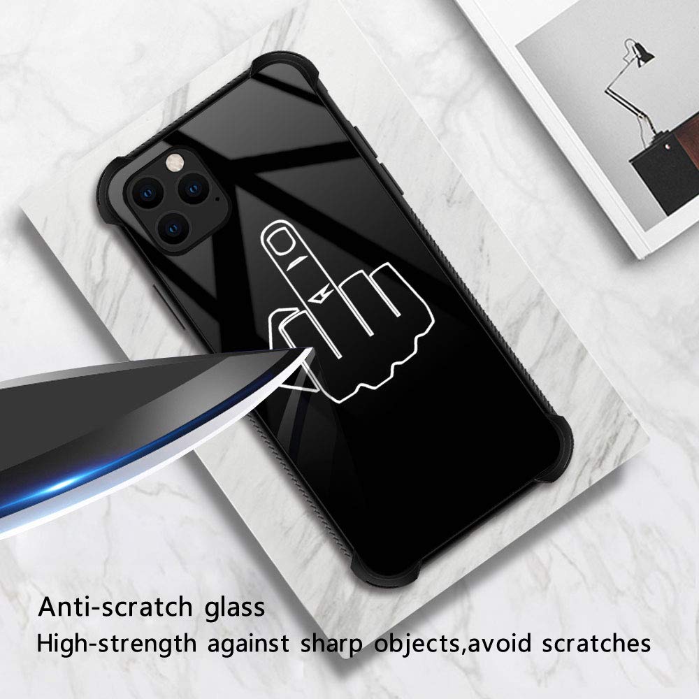 Iphone 13 Pro Case, Robot Finger Iphone 13 Pro Cases For Men Boys, Pattern Design Shockproof Anti Scratch Organic Glass Case For