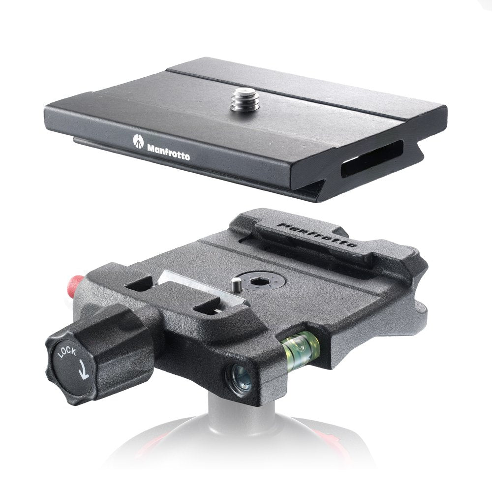 Manfrotto Msq6 Q6 Top Lock Quick Release Adaptor With Plate (Black)