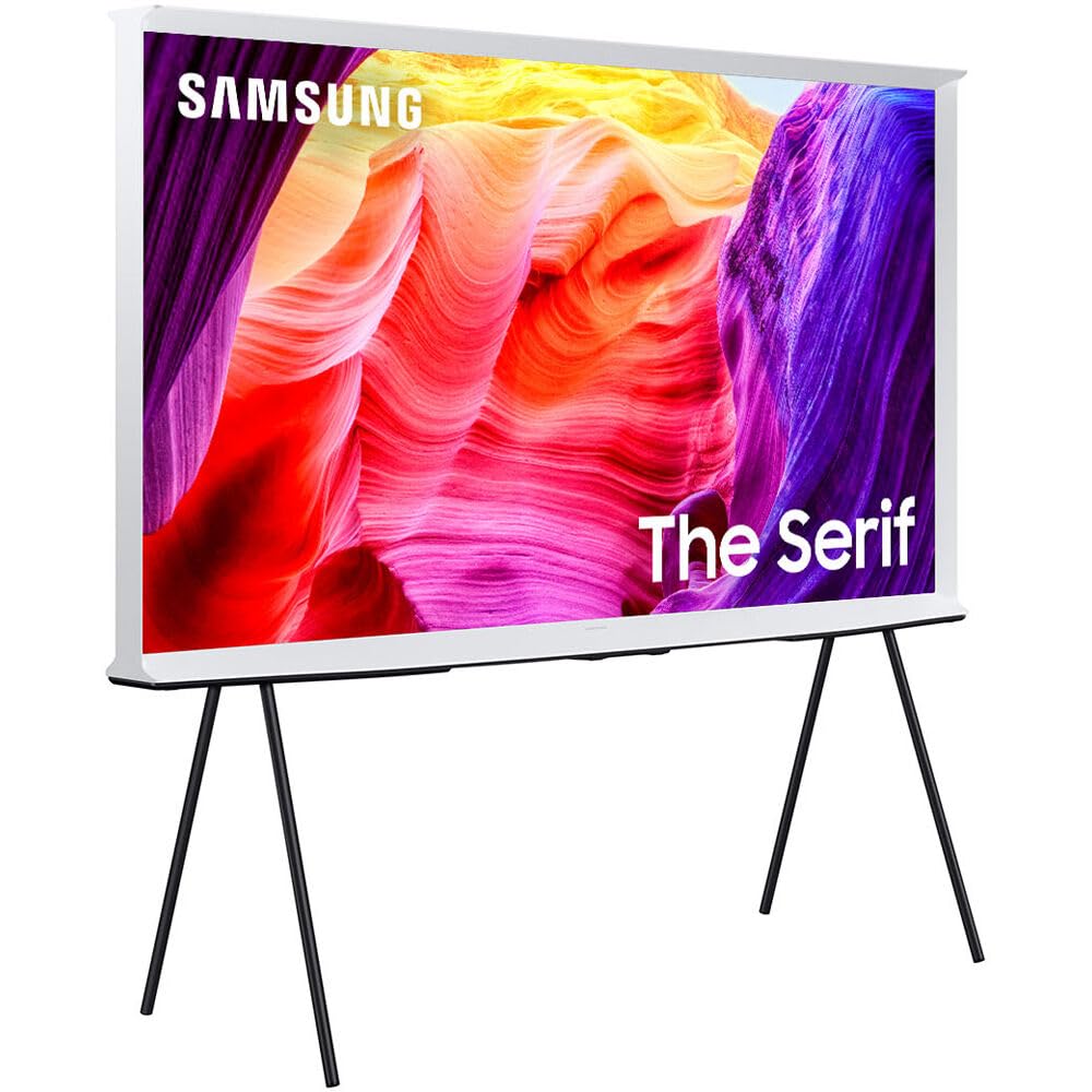 Samsung Qn65Ls01Dafxza 65 Inch Class Qled 4K The Serif Ls01D Series Quantum Hdr Smart Tv 2024 Bundle With Premiere Movies Stream