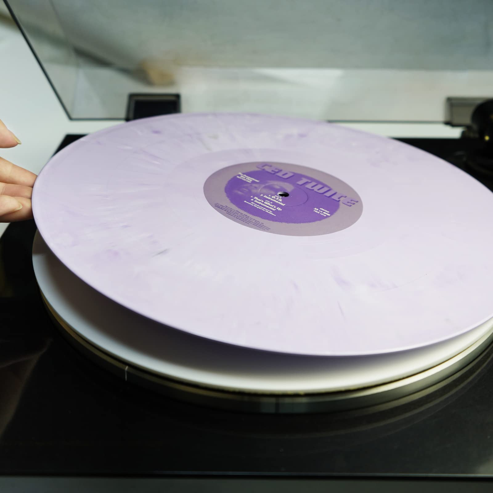 Sdroceryam Acrylic Turntable Platter Mat, 12 Inches Acrylic Slipmat For Vinyl Lp Record Players Anti Static Slipmat, Reduces Vib