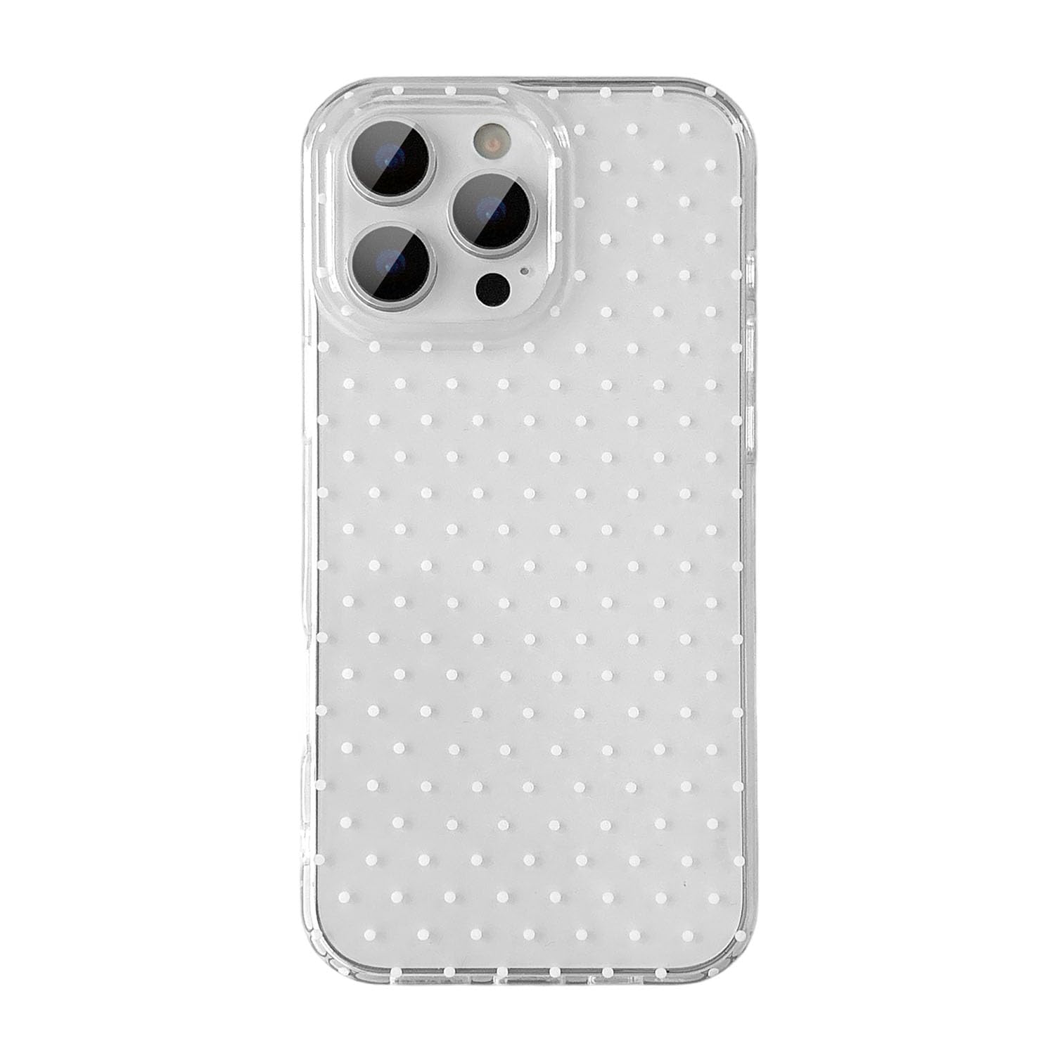 QLTYPRI Cute Phone Case for iPhone 14 Pro Case Polka Dot Fashion Aesthetic Design for Women Girls, Slim TPU Shockproof Protectiv
