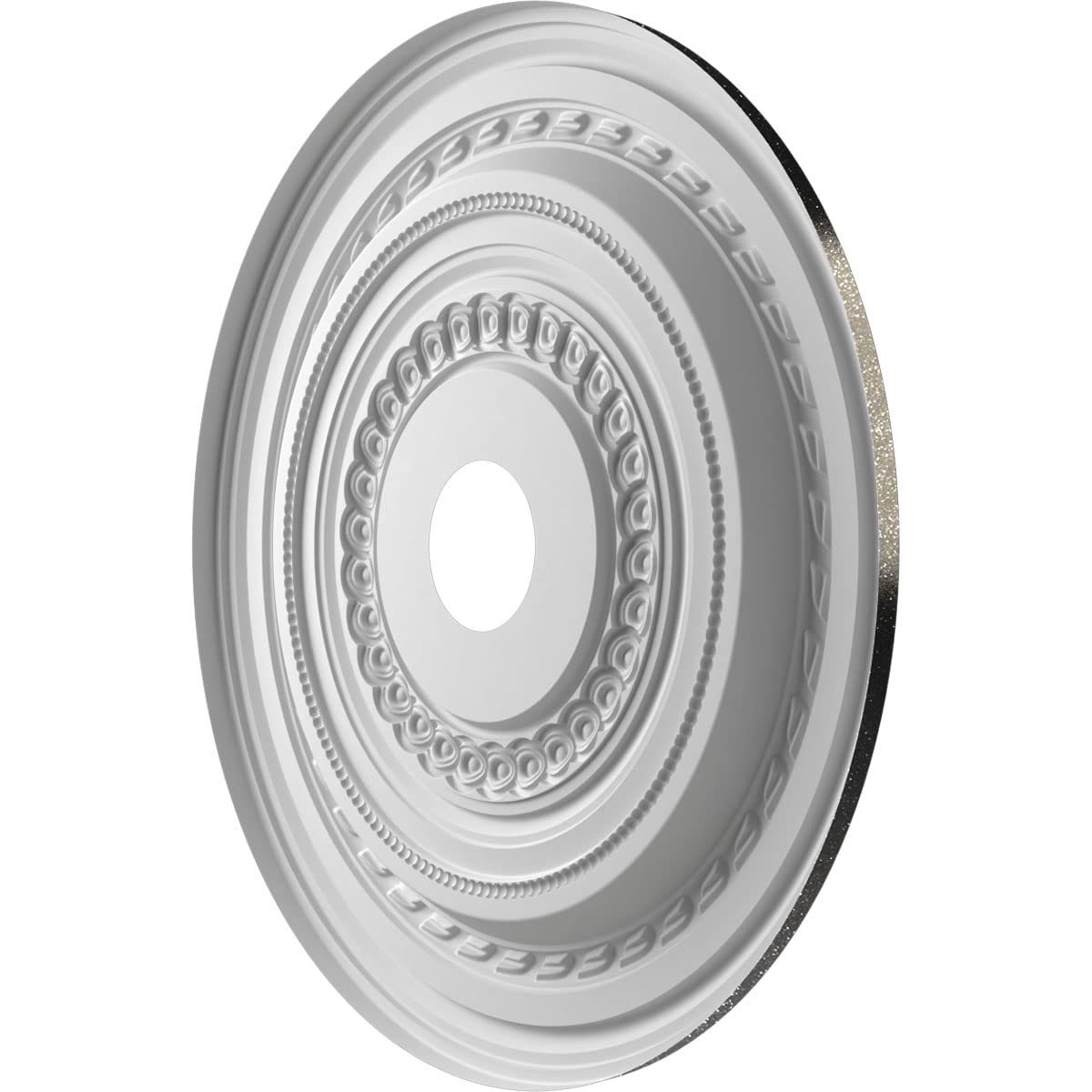 22Od X 3 1/2Id X 1P Cole Thermoformed Pvc Ceiling Medallion (Fits Canopies Up To 6), Textured Metallic Galaxy