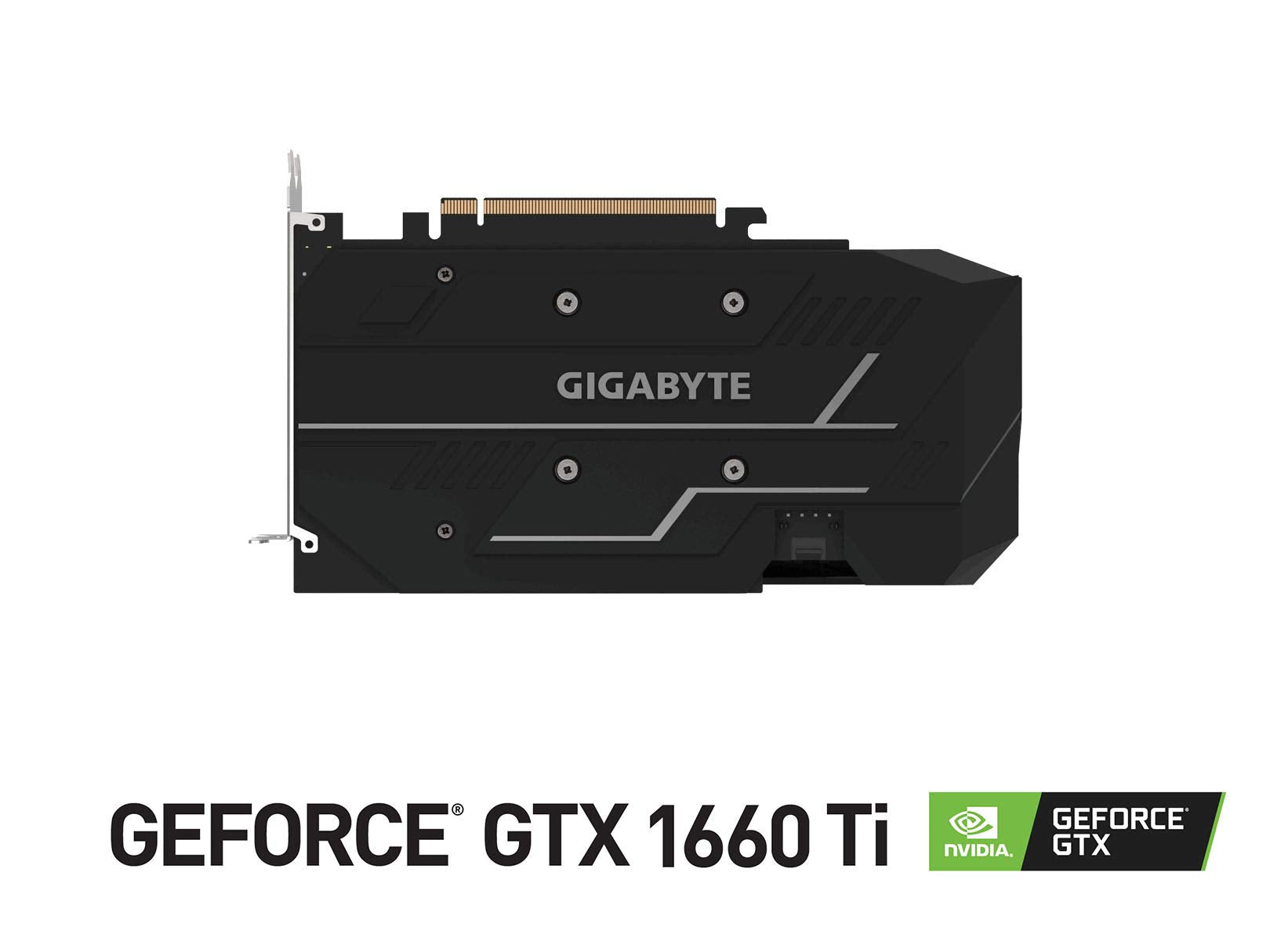 Gigabyte Geforce Gtx 1660 Ti Oc 6G 192-Bit Gddr6 Displayport 1.4 Hdmi 2.0B With Windforce 2X Cooling System Graphic Cards- Gv-N1