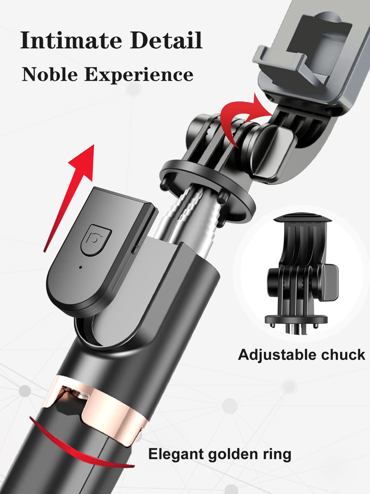 Selfie Stick Tripod With Wireless Remote, 46'' Cellphone Selfie Stick Tripod With Led Fill Light, For Iphone 16/15/14/14 Pro/13/