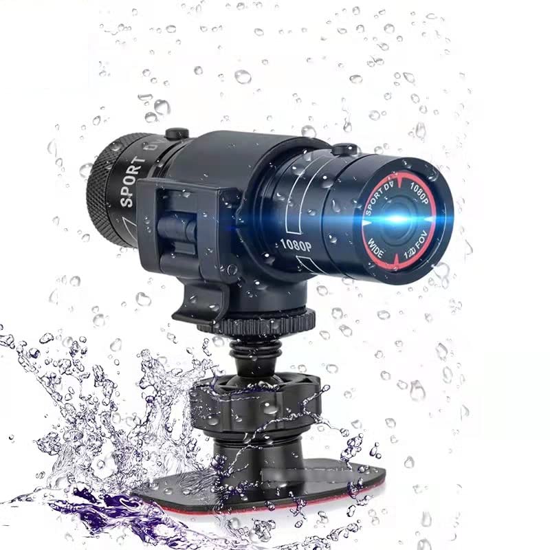 Wzquisite Bike Motorcycle Helmet Camera With Handle Brackect  1080P Mini Sports Video Action Camera 120 Wide Angle With Waterpro