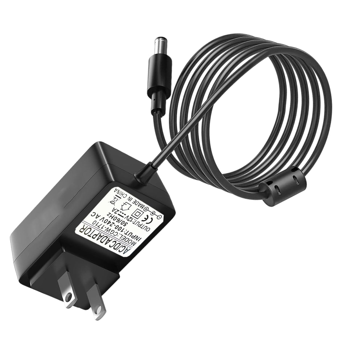 12V 2A Power Supply Adapter For Yamaha Psr, Ypg, Ypt, Dgx, Dd, Ez And P Digital Piano And Portable Keyboard Series Charger Cord,