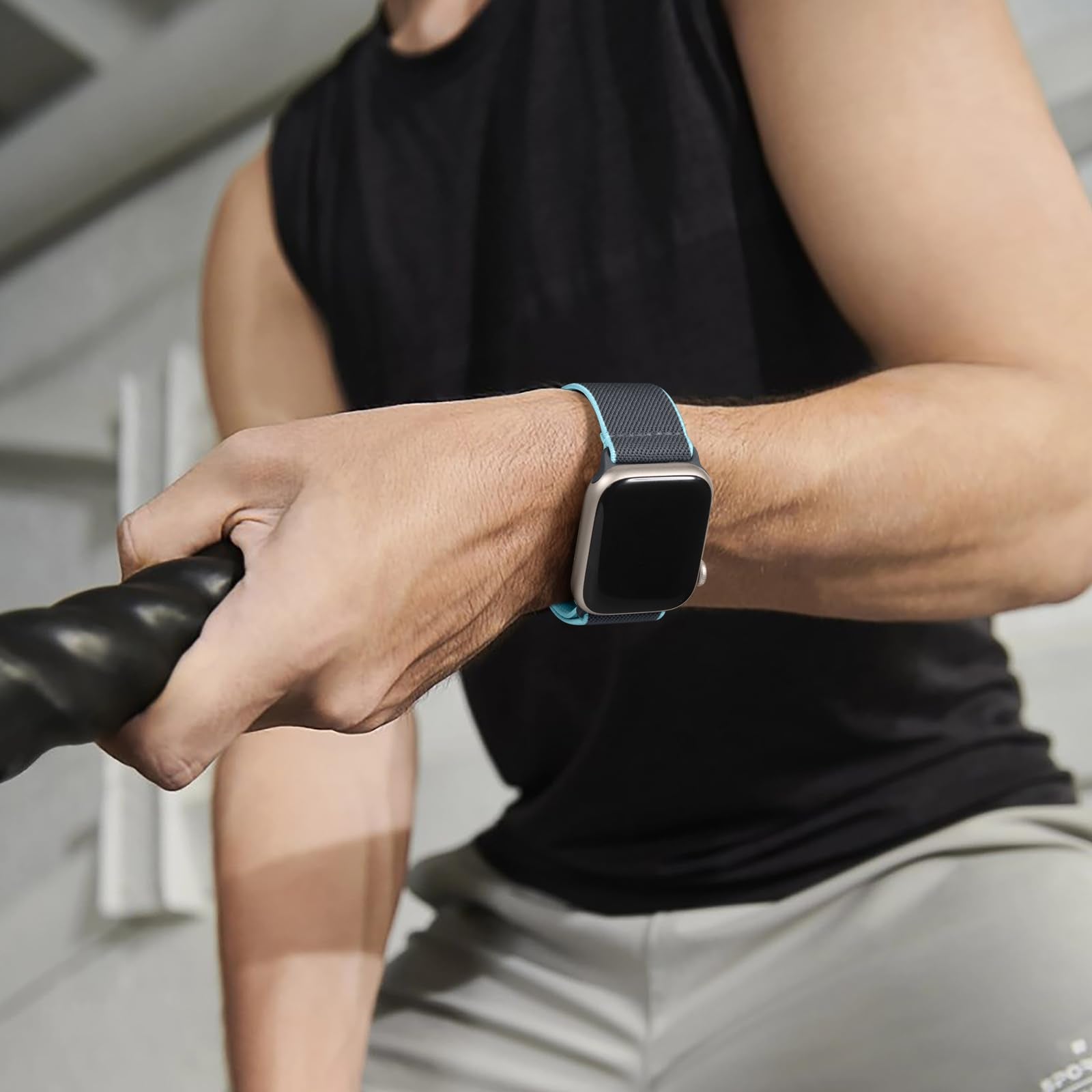 Maledan Braided Band Compatible With Apple Watch Series 9 8 7 45Mm 41Mm Ultra 2 Band 49Mm Series 6 5 4 Se 44Mm 40Mm Series 3 2 1